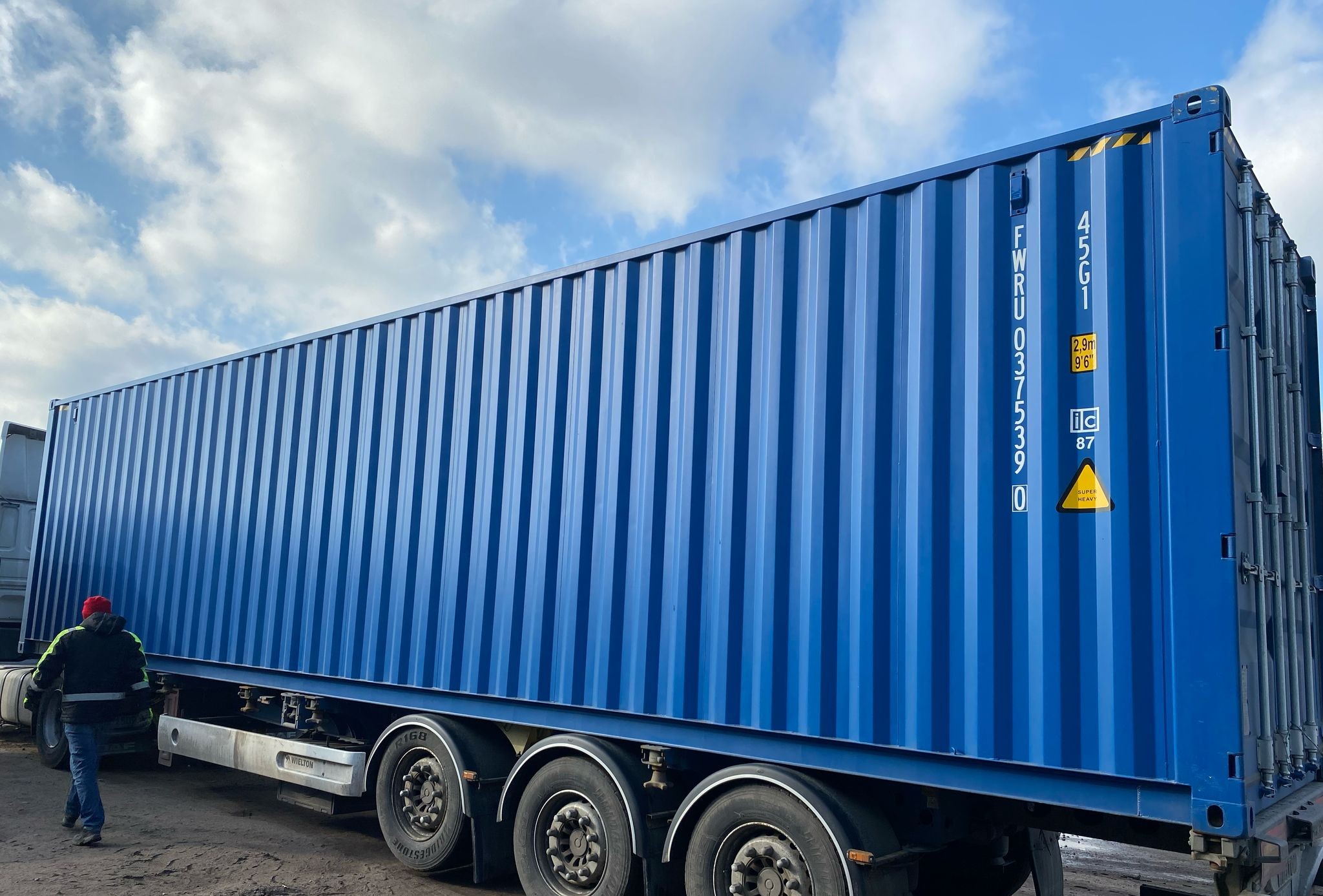 12m (40'HC) Kontener Morski FWRU0375390 - obrazek 9