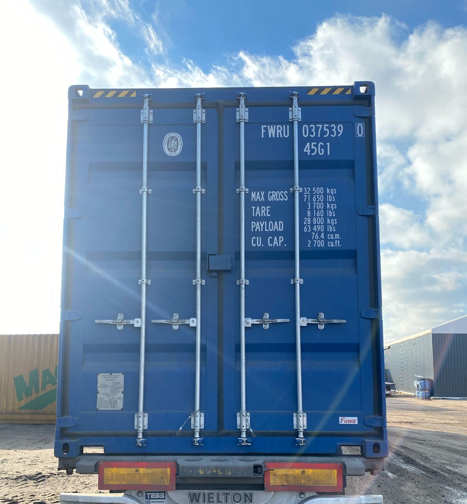 12m (40'HC) Kontener Morski FWRU0375390 - obrazek 10