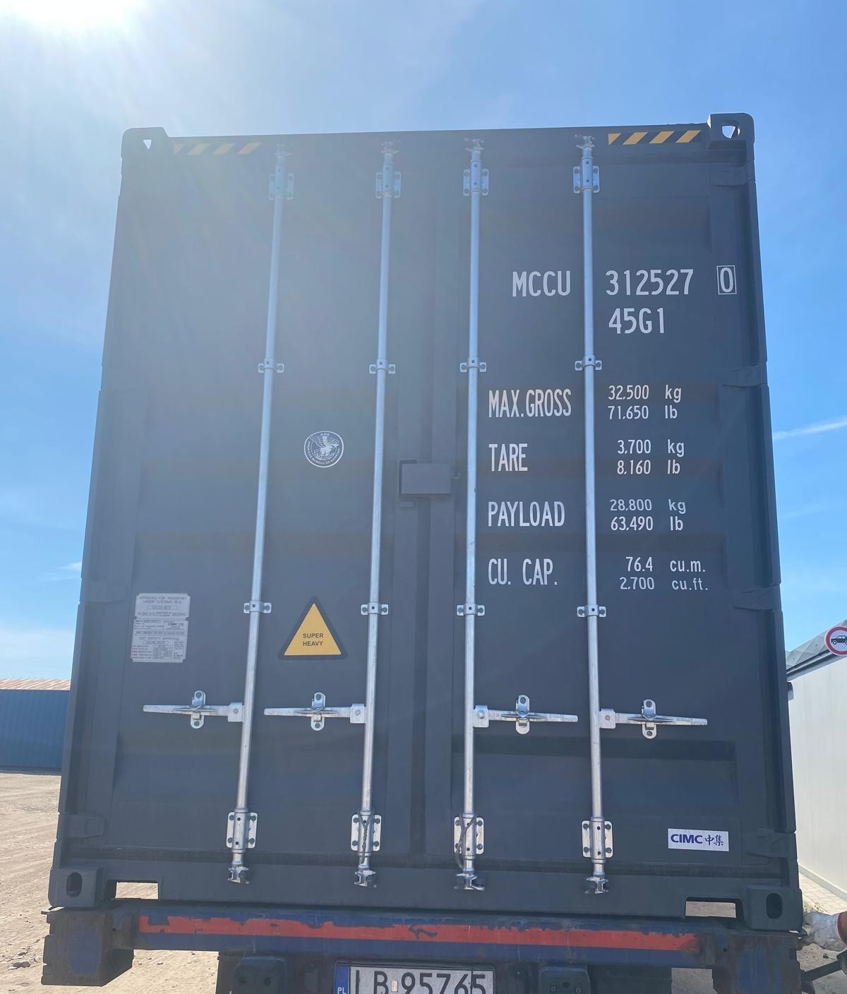 12m (40'HC) Kontener Morski MCCU3125270 - obrazek 5