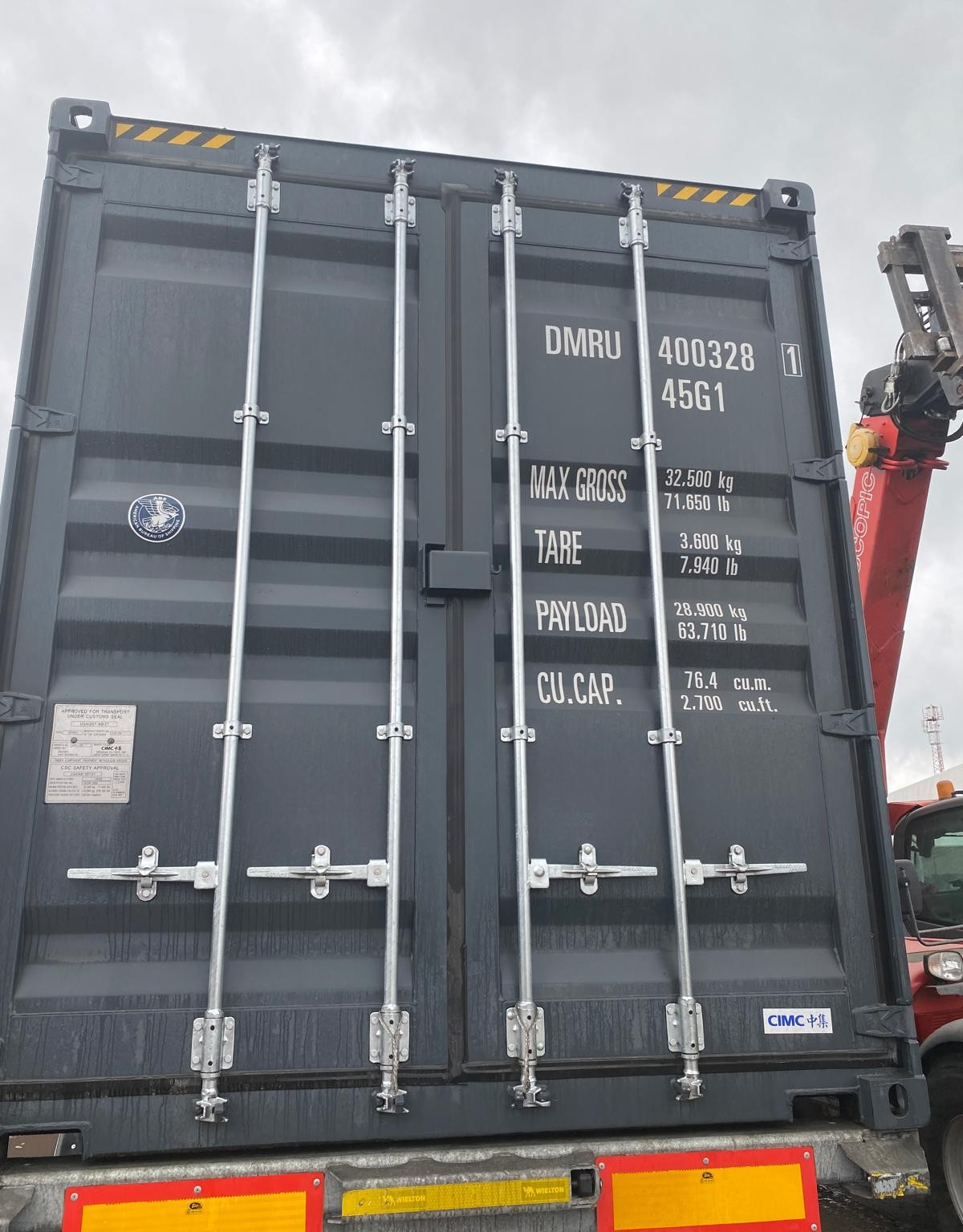 12m (40'HC) Kontener Morski DMRU4003281 - obrazek 5