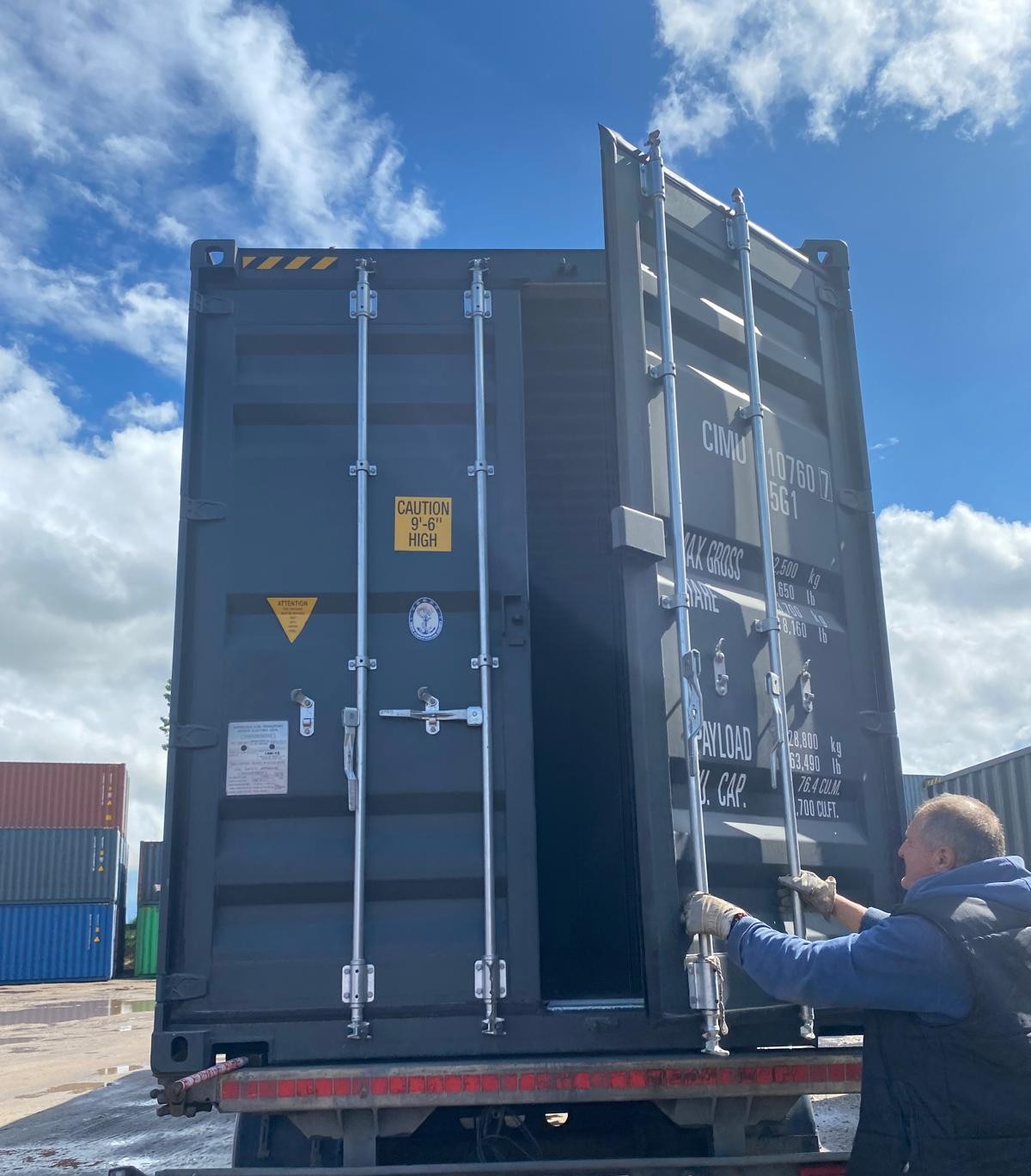 12m (40'HC) Kontener Morski CIMU0107607 - obrazek 2