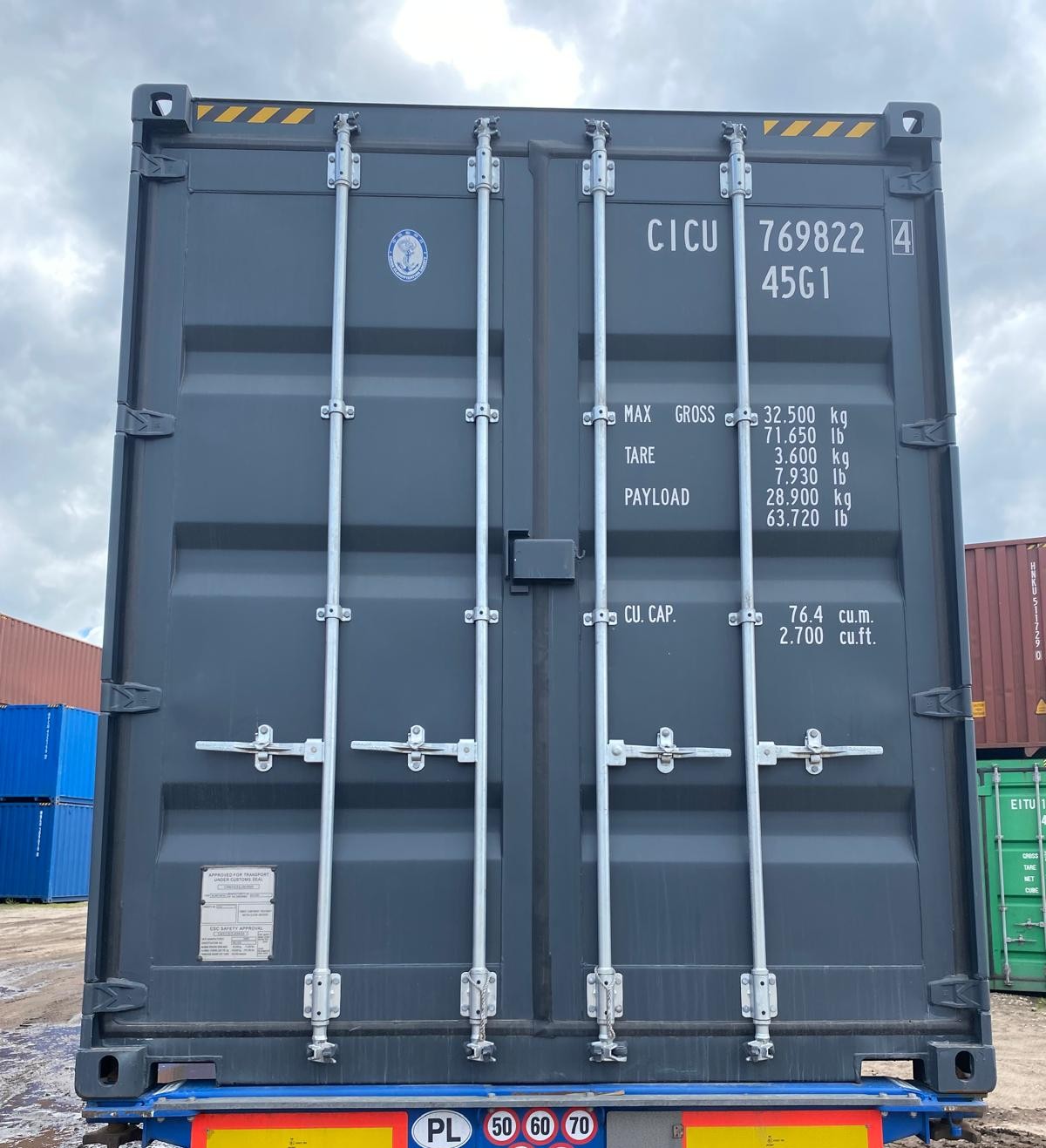 12m (40'HC) Kontener Morski CICU7698224 - obrazek 5