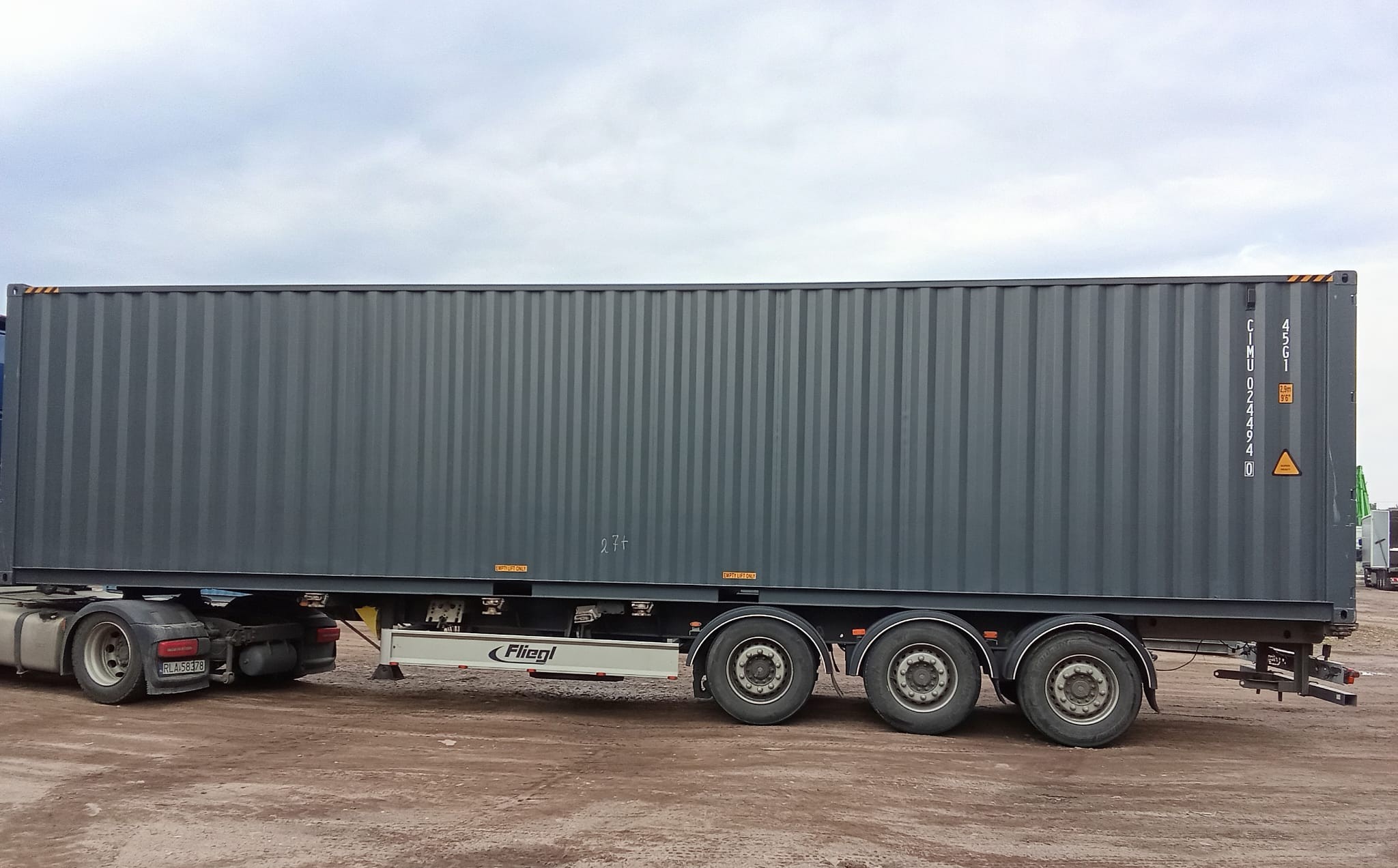 12m (40'HC) Kontener Morski CIMU0223490 - obrazek 2