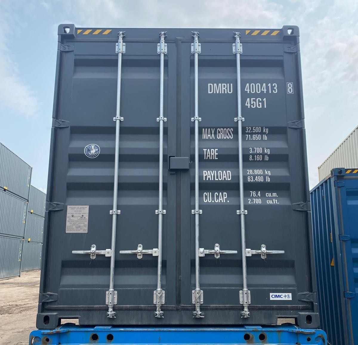 12m (40'HC) Kontener Morski DMRU4004138 - obrazek 2