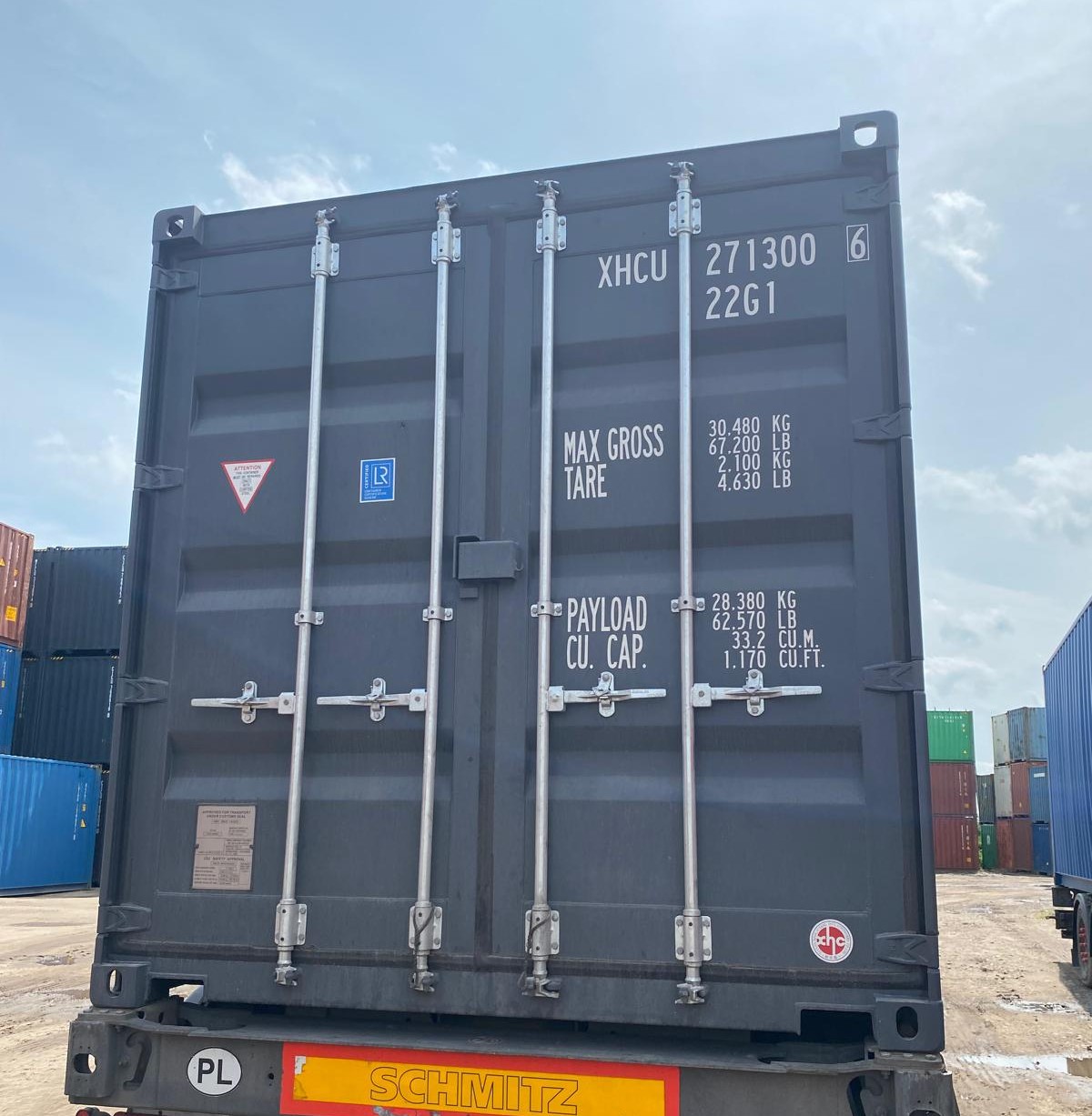 6m (20'DC) Kontener Morski XHCU2713006 - obrazek 3