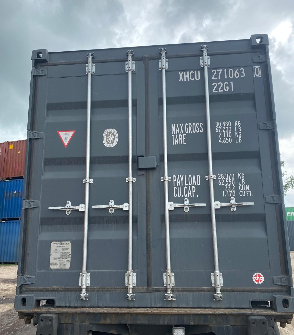 6m (20'DC) Kontener Morski XHCU2710630 - obrazek 7