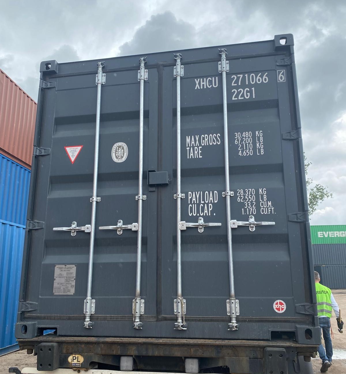 6m (20'DC) Kontener Morski XHCU2710666 - obrazek 3