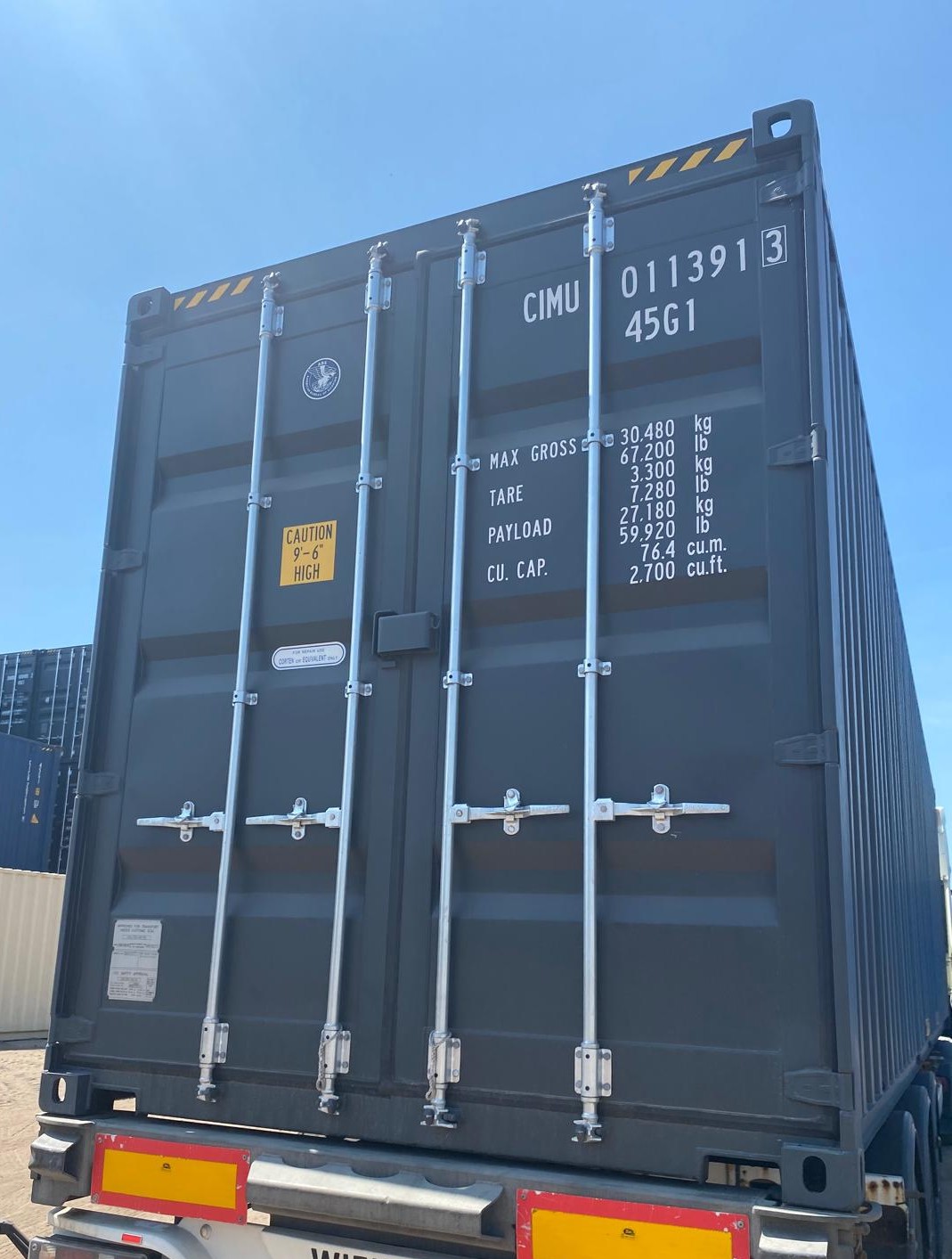 12m (40'HC) Kontener morski CIMU0113913 - obrazek 5