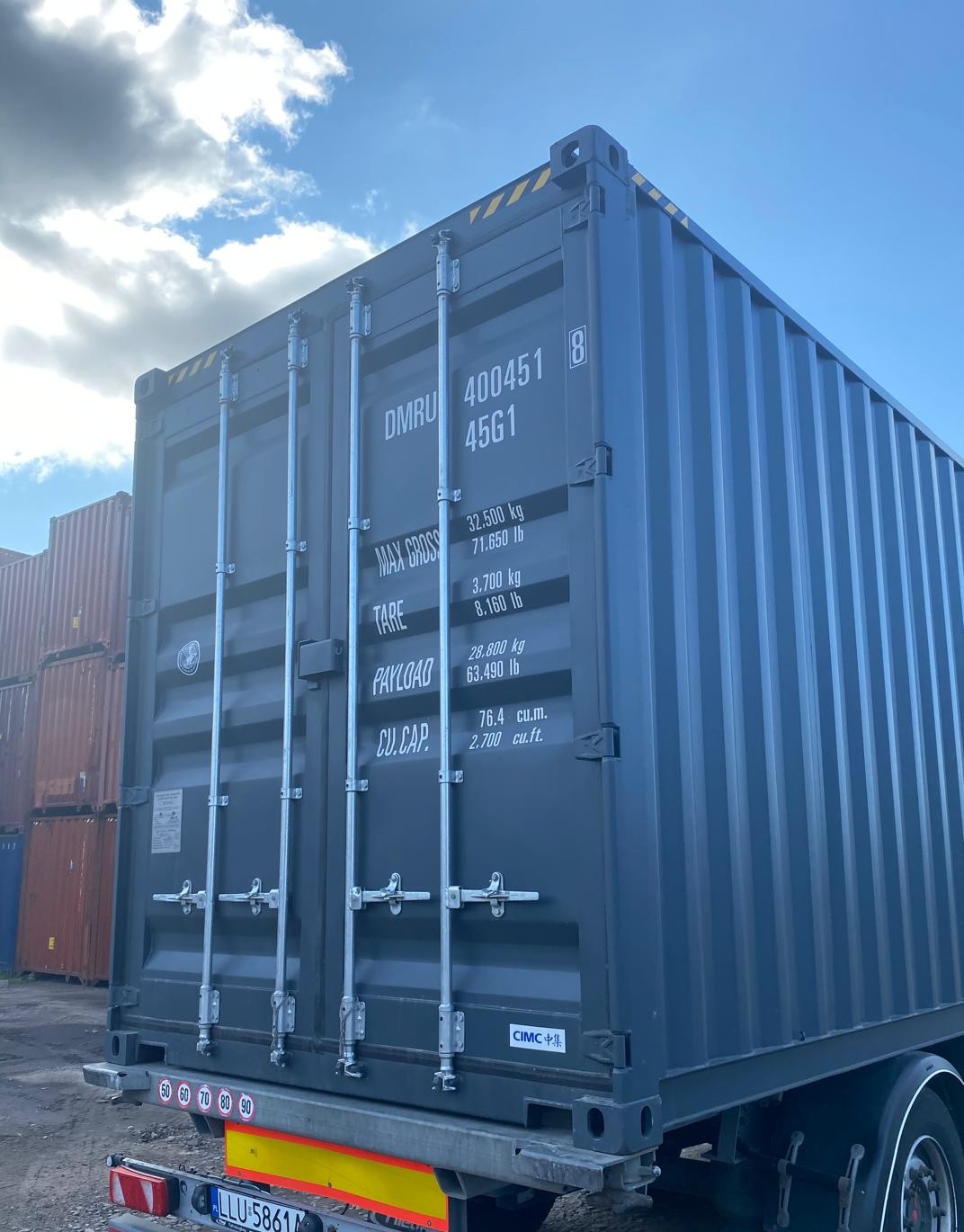 12m (40'HC) Kontener morski DMRU4004518 - obrazek 6