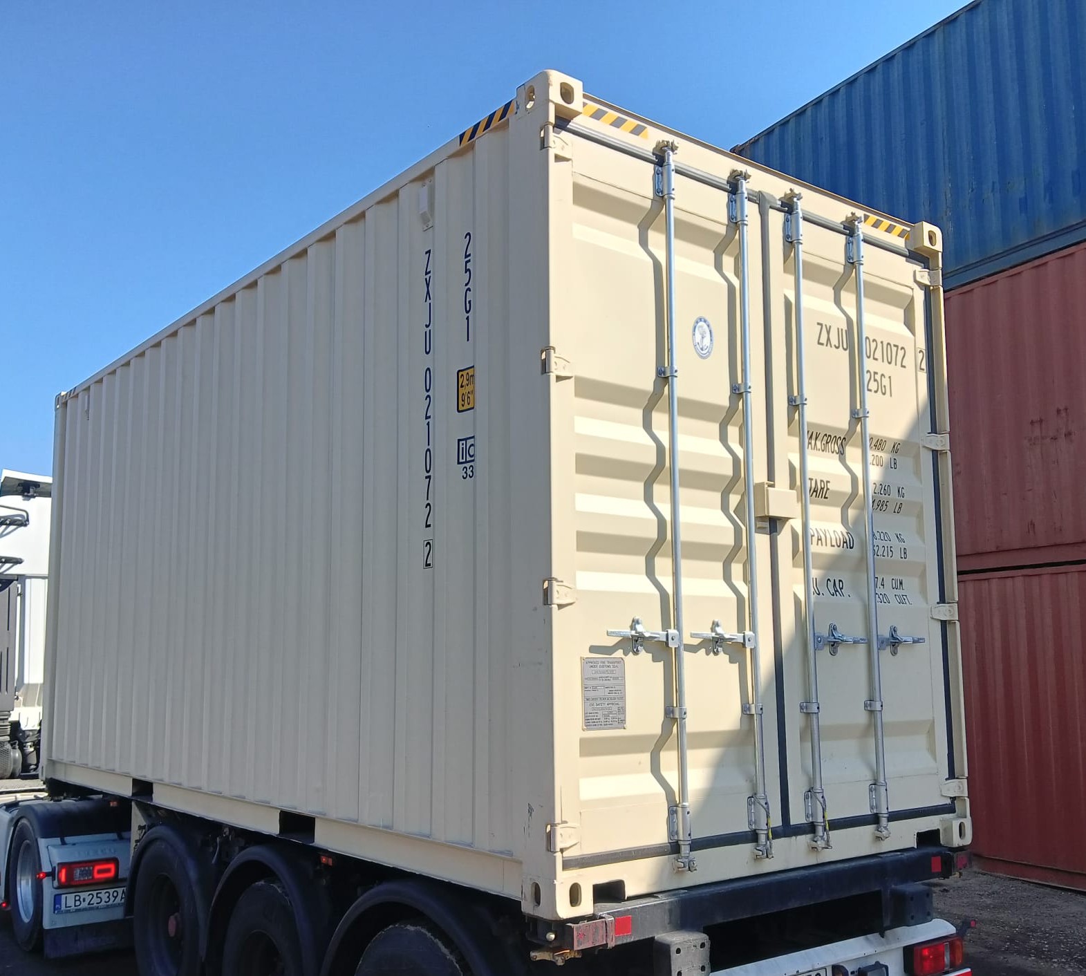 6m (20'HC) Kontener morski ZXJU0210722 - obrazek 7