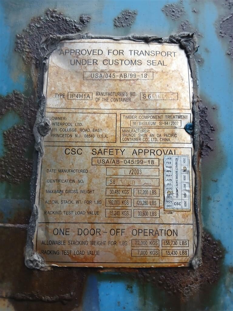 12m (40'HC) Kontener morski INKU2586741 - obrazek 5