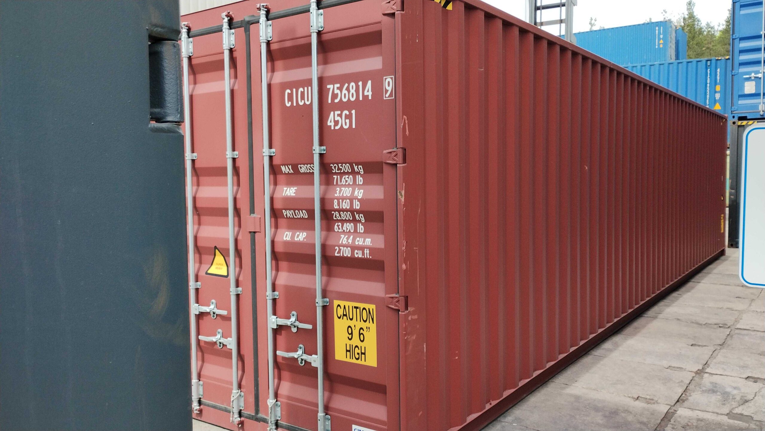 12m (40'HC) Kontener Morski CICU7568149 - obrazek 3