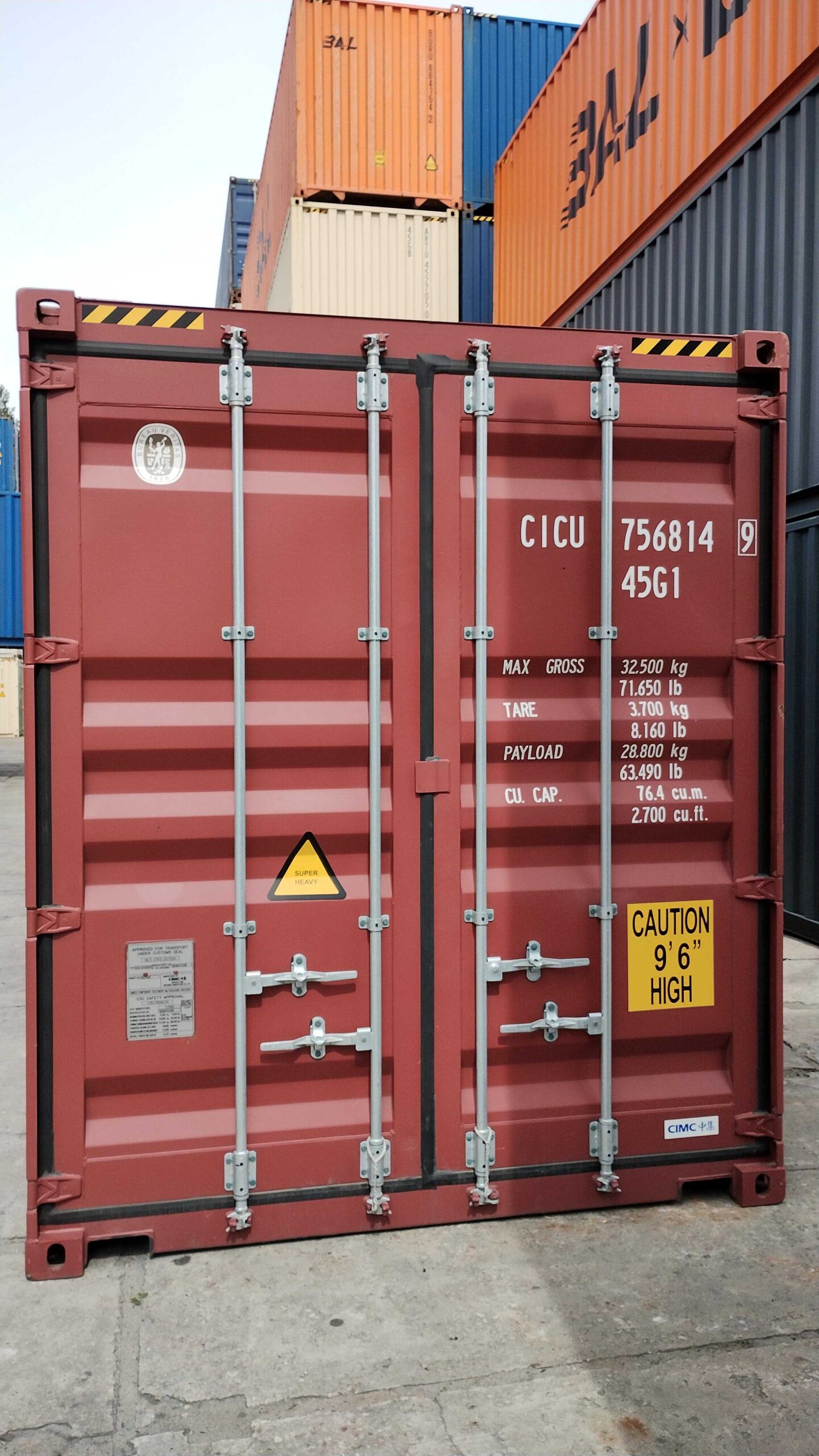 12m (40'HC) Kontener Morski CICU7568149 - obrazek 4