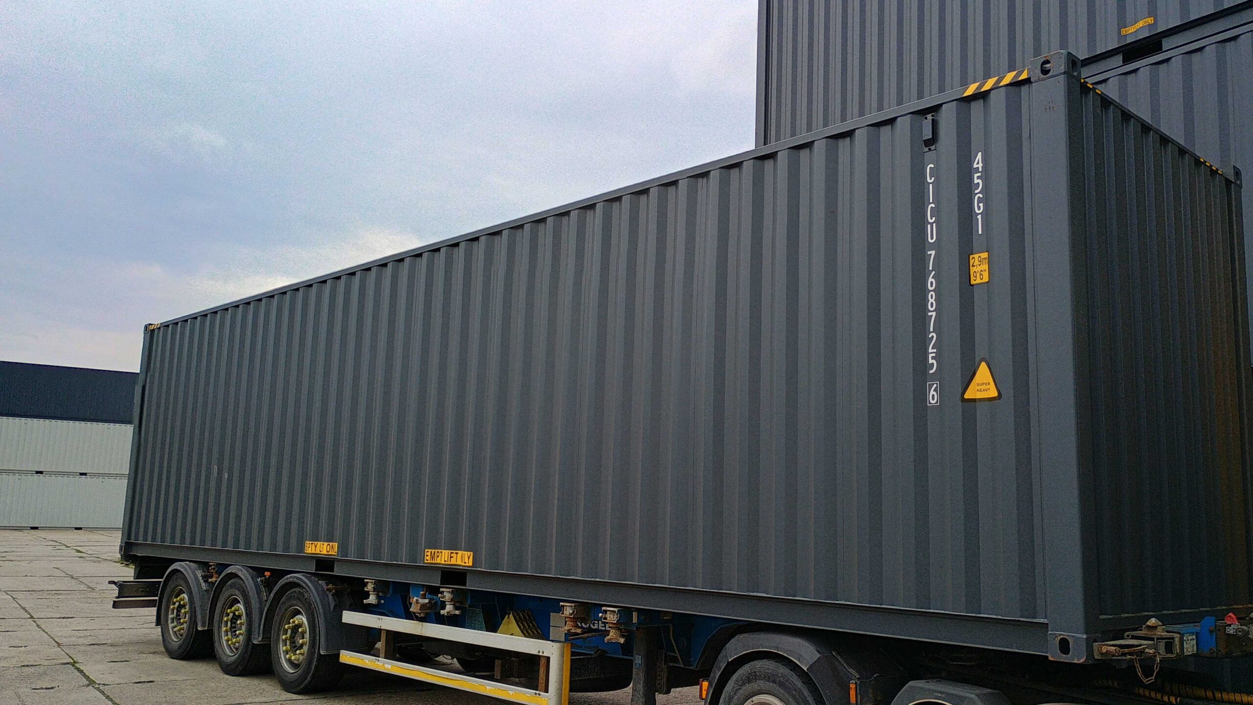 12m (40'HC) Kontener morski CICU7687256