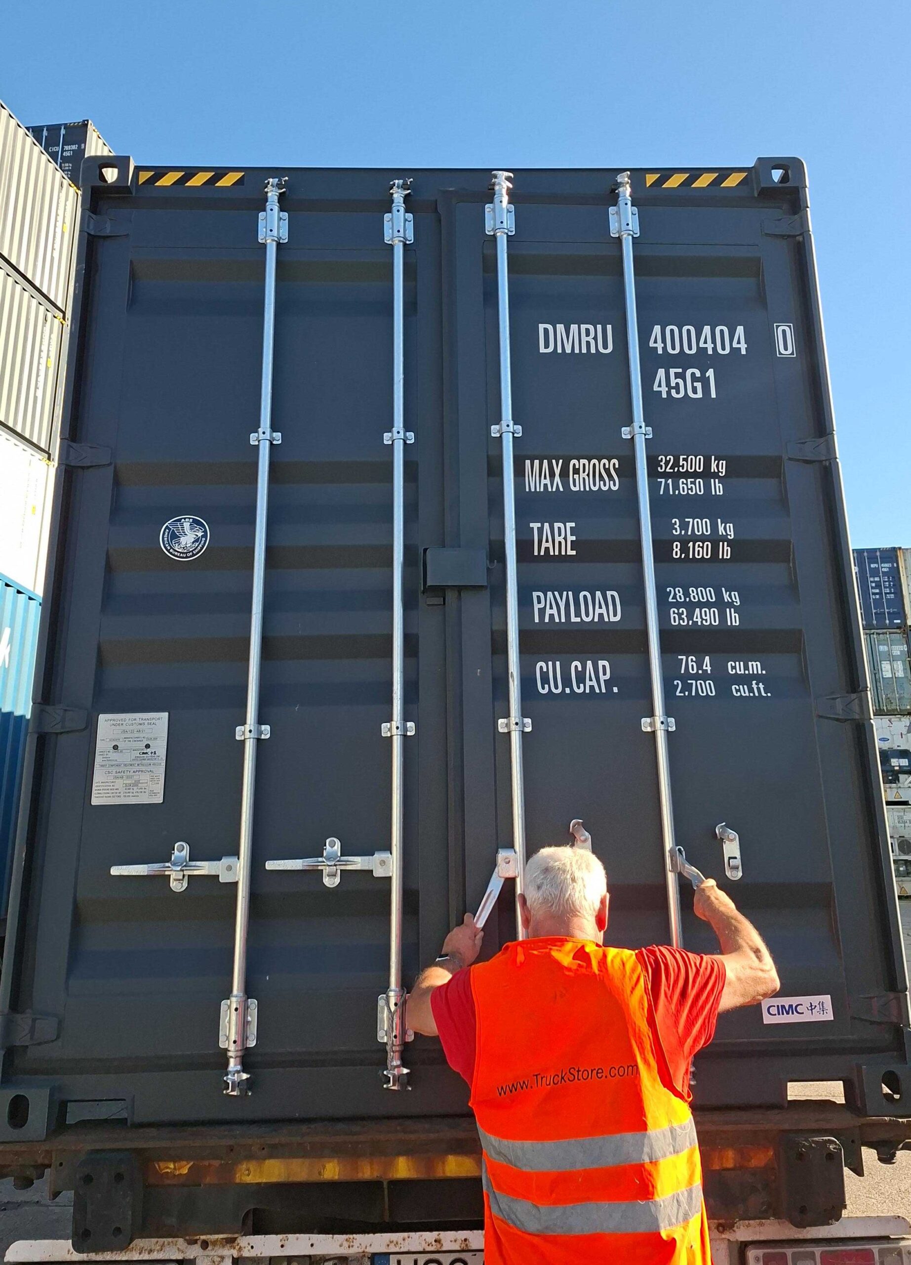 12m (40'HC) Kontener morski DMRU4004040 - obrazek 10