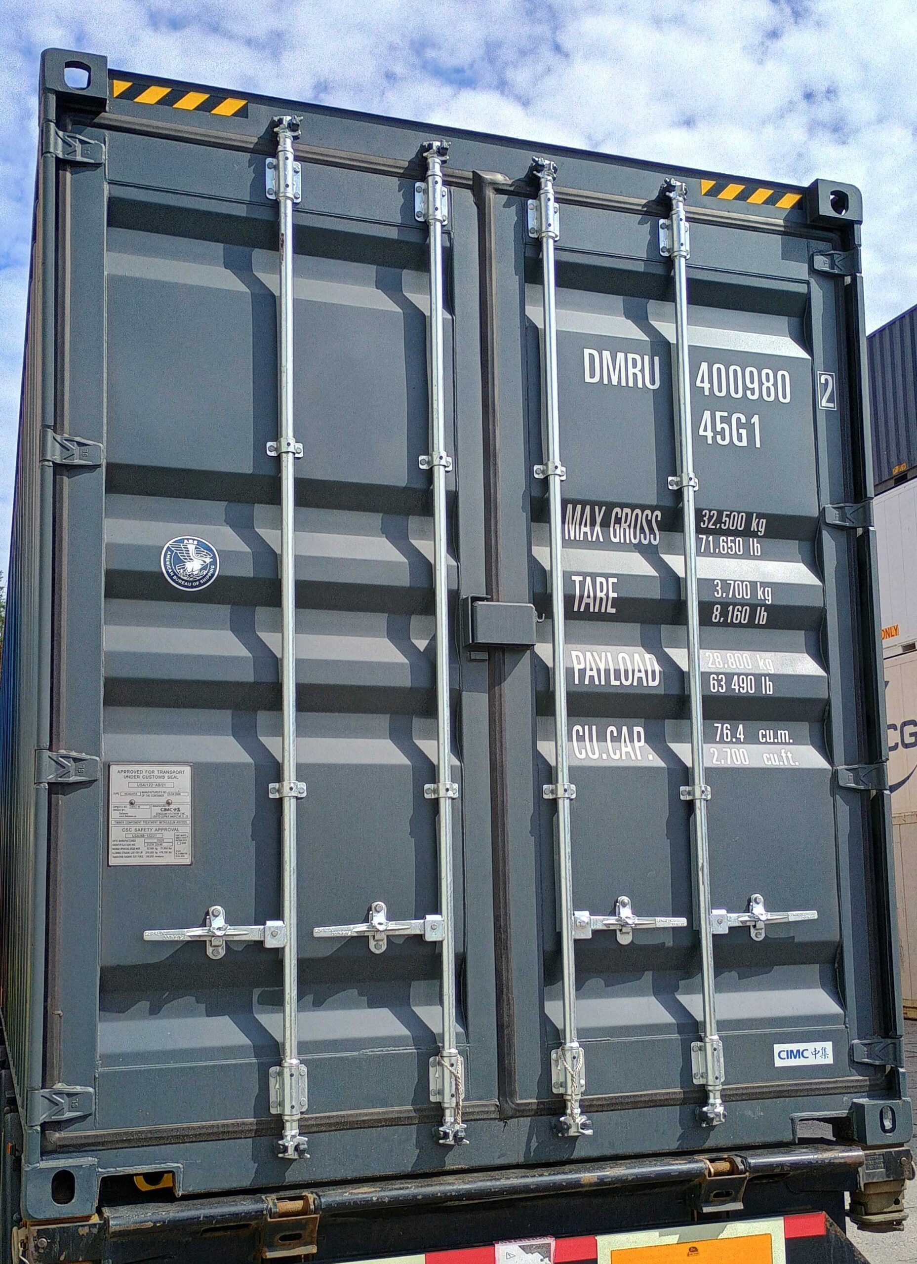 12m (40'HC) Kontener morski DMRU4009802 - obrazek 5