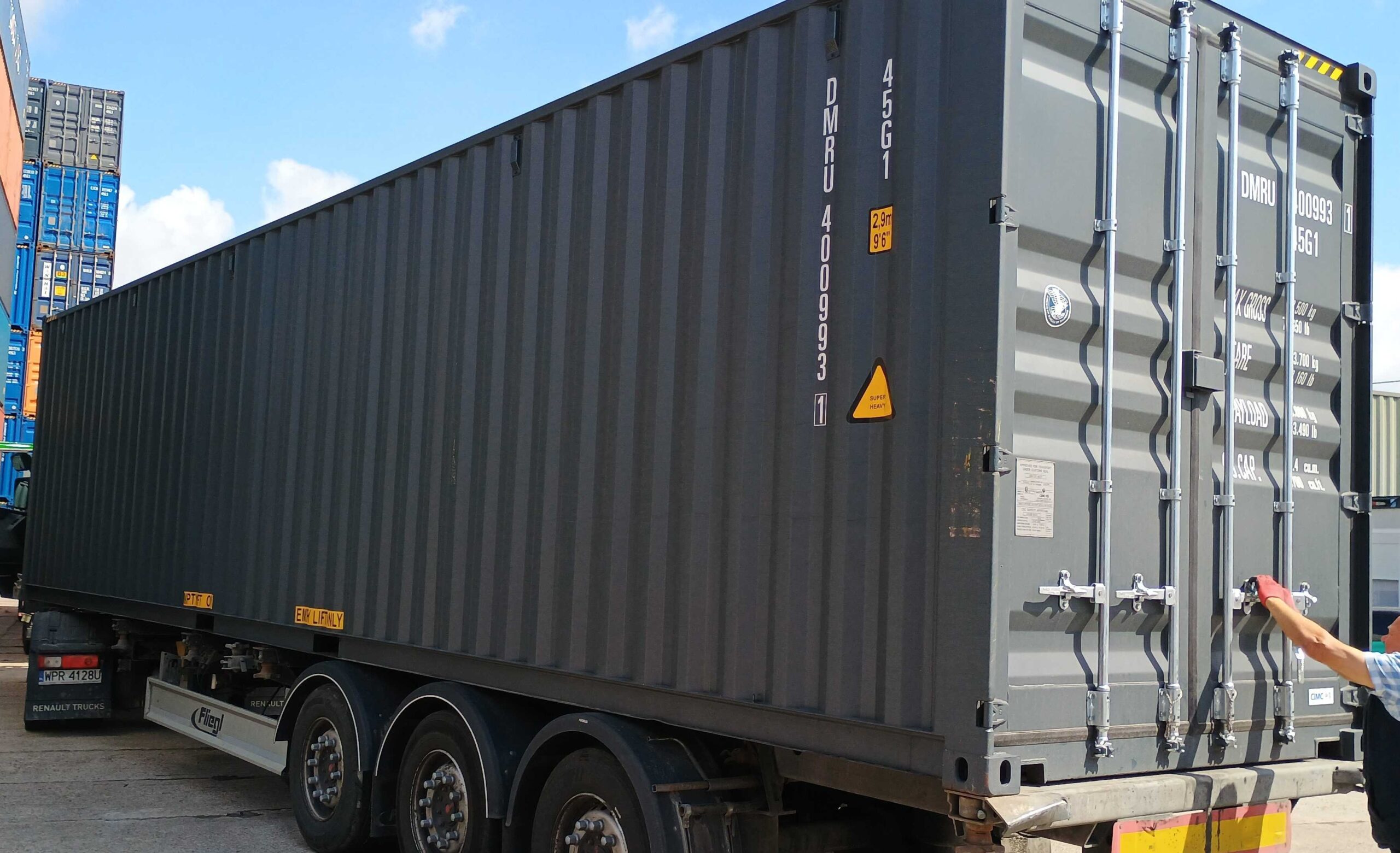 12m (40'HC) Kontener morski DMRU4009931 - obrazek 4