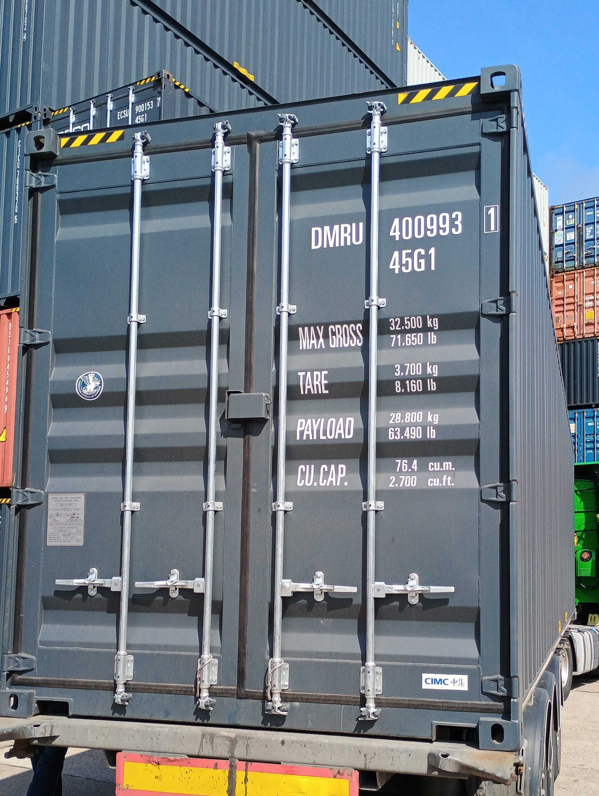 12m (40'HC) Kontener morski DMRU4009931 - obrazek 5