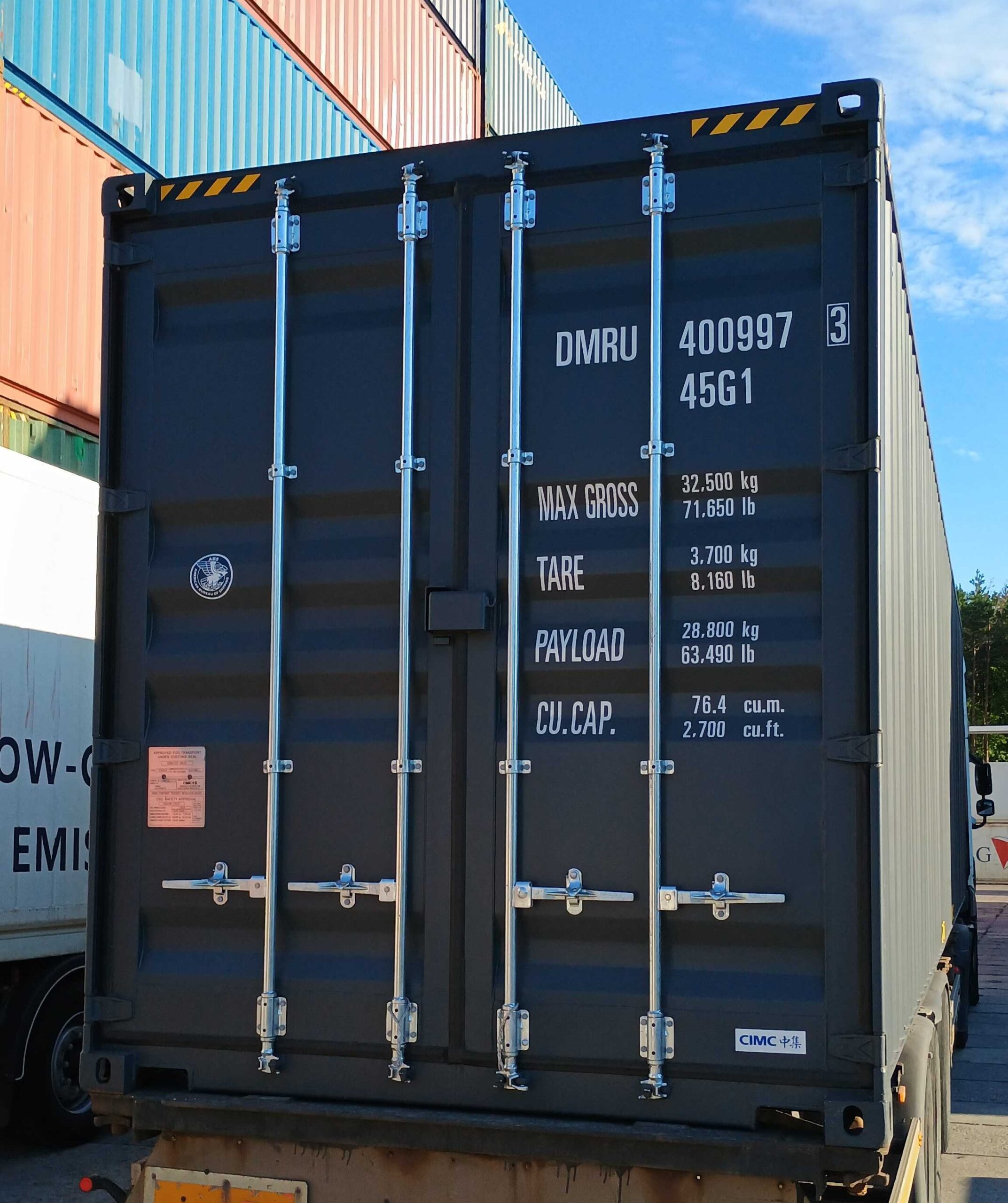 12m (40'HC) Kontener morski DMRU4009973 - obrazek 6