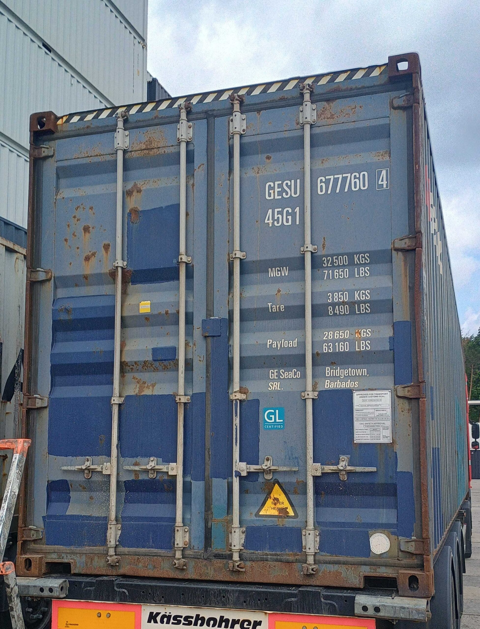 12m (40'HC) Kontener morski GESU6777604 - obrazek 3