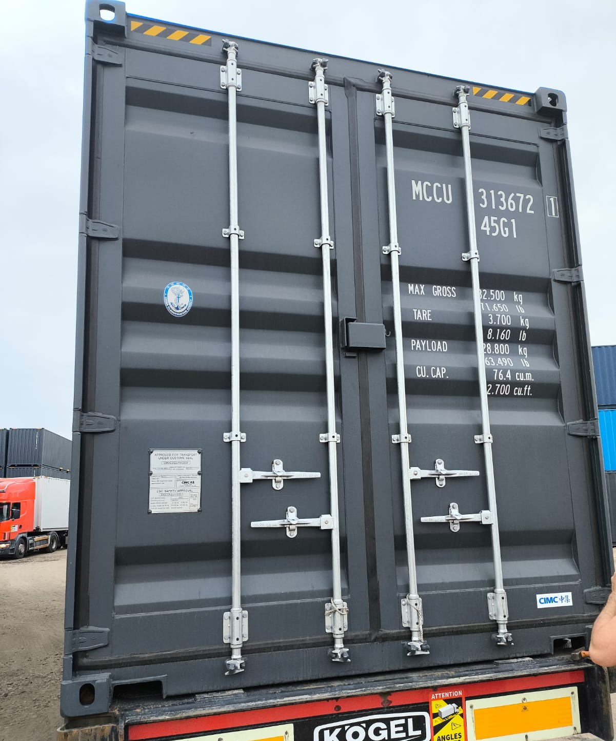 12m (40'HC) Kontener Morski MCCU3136721 - obrazek 5