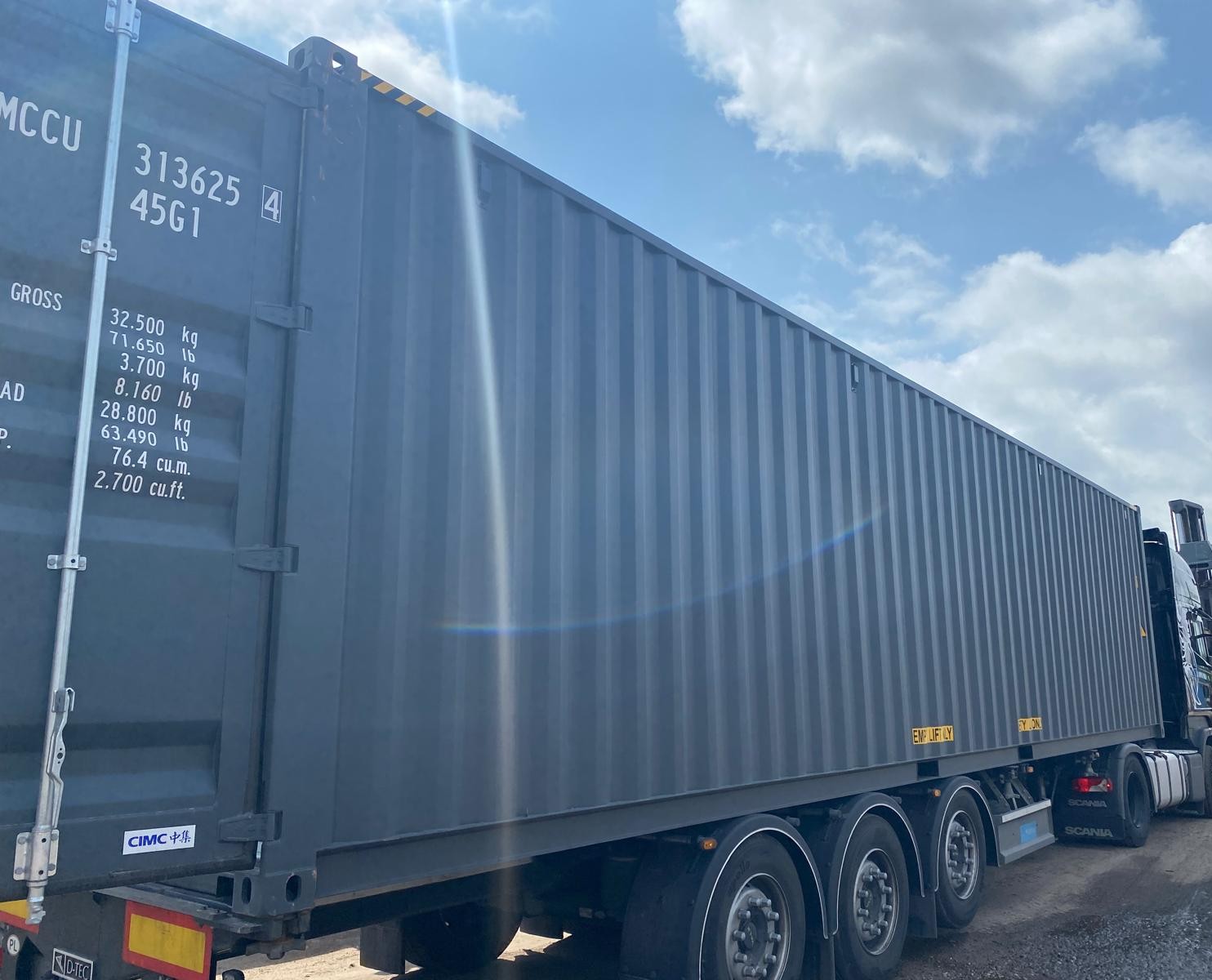 12m (40'HC) Kontener morski MCCU3136254 - obrazek 2