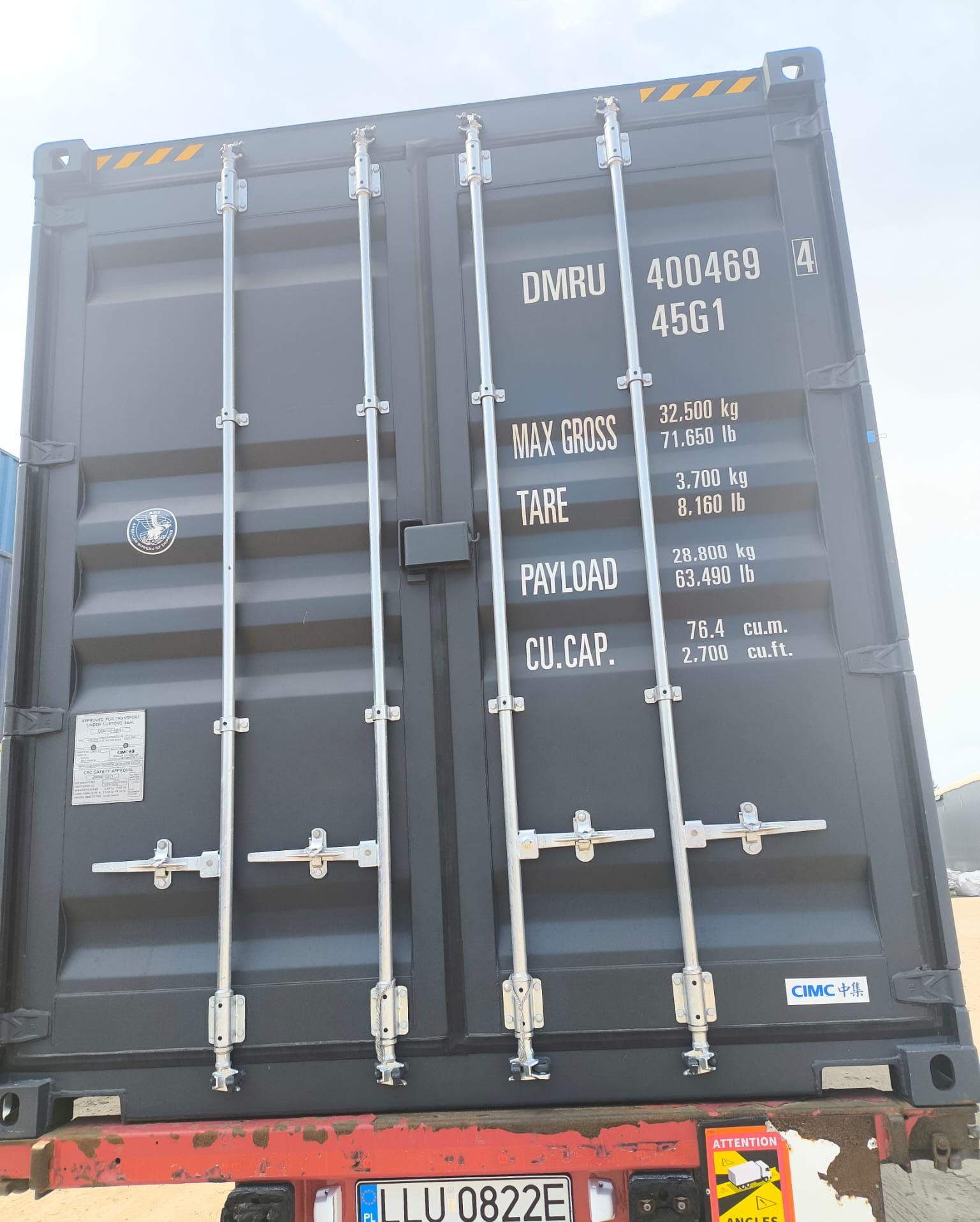 12m (40'HC) Kontener morski DMRU4004694 - obrazek 8