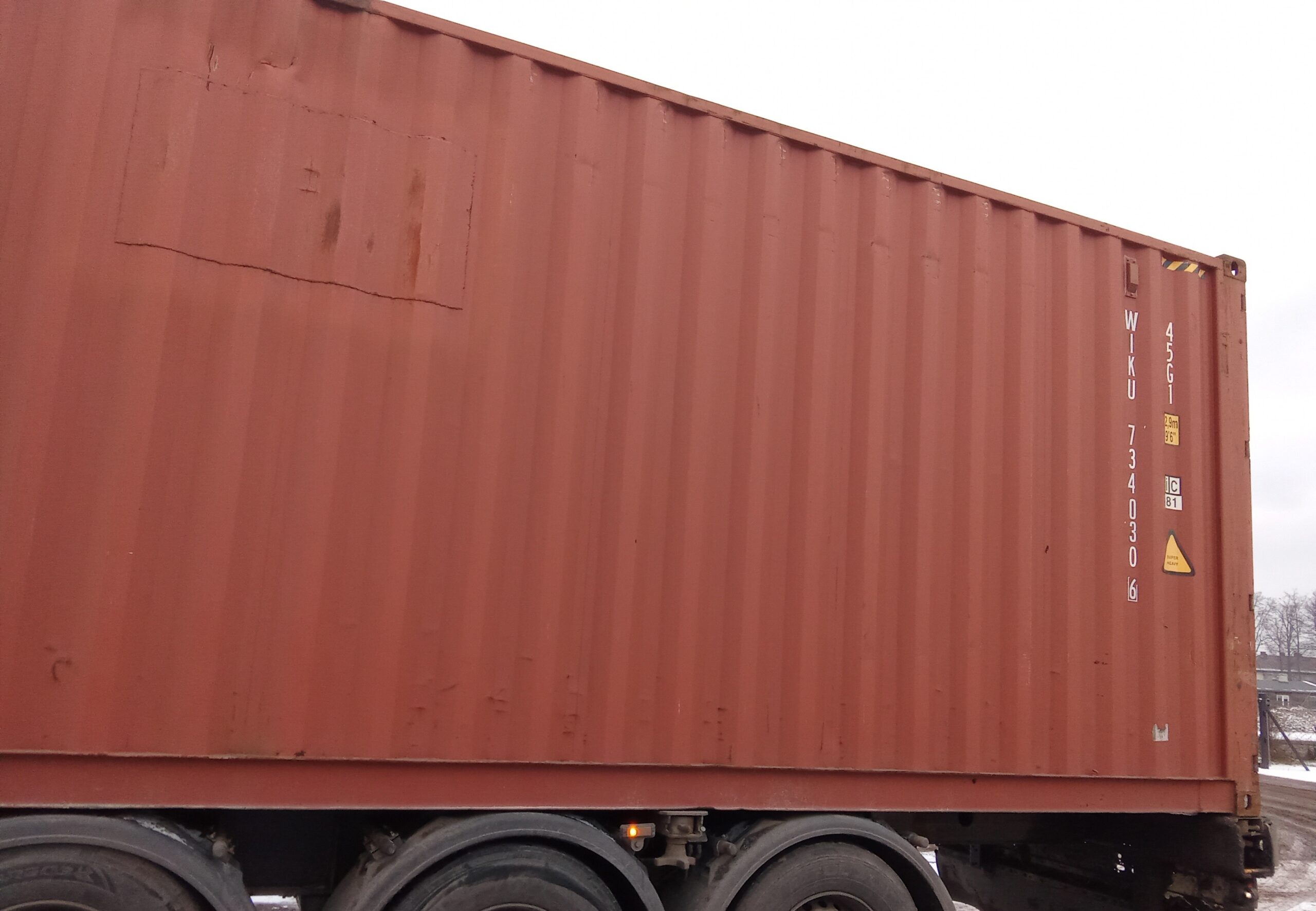 12m (40'HC) Kontener Morski WIKU7340306 - obrazek 2