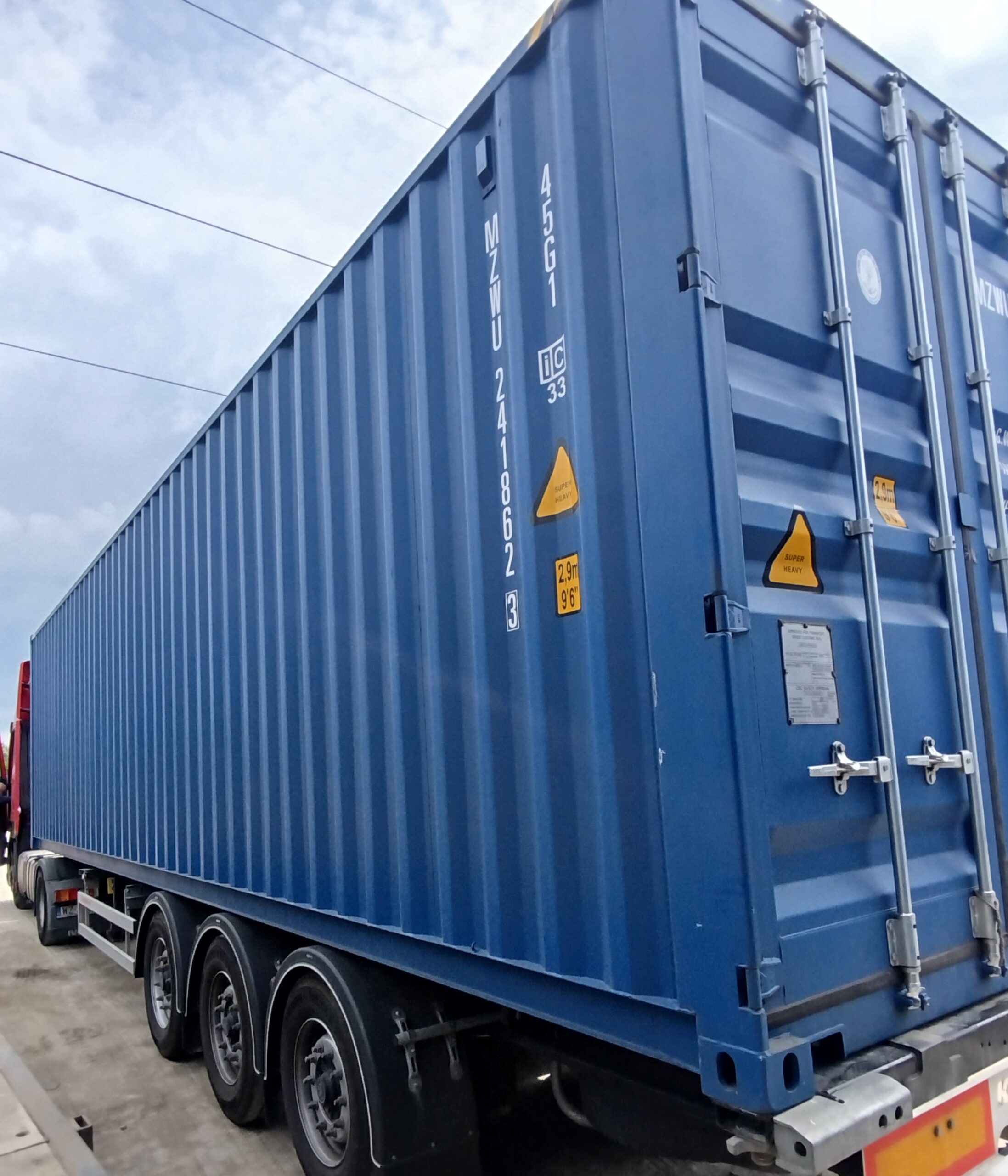 12m (40'HC) Kontener Morski MZWU2418623 - obrazek 3