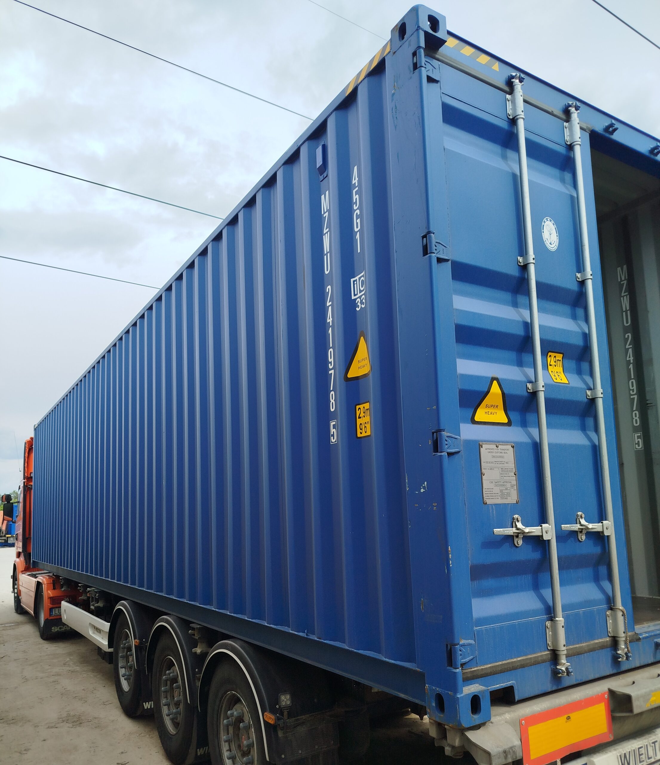 12m (40'HC) Kontener Morski MZWU2419785 - obrazek 3