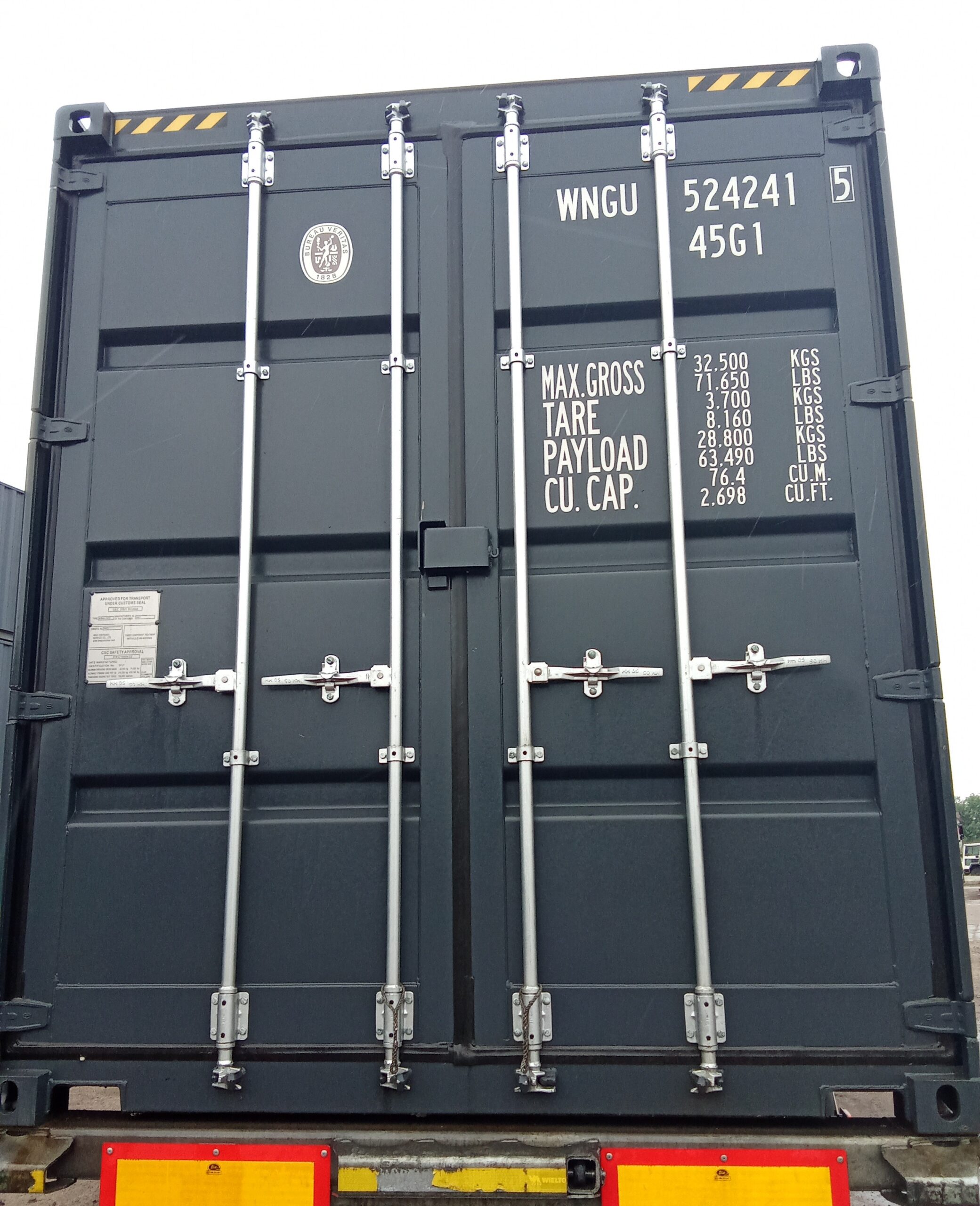 12m (40'HC) Kontener Morski WNGU5242415 - obrazek 3