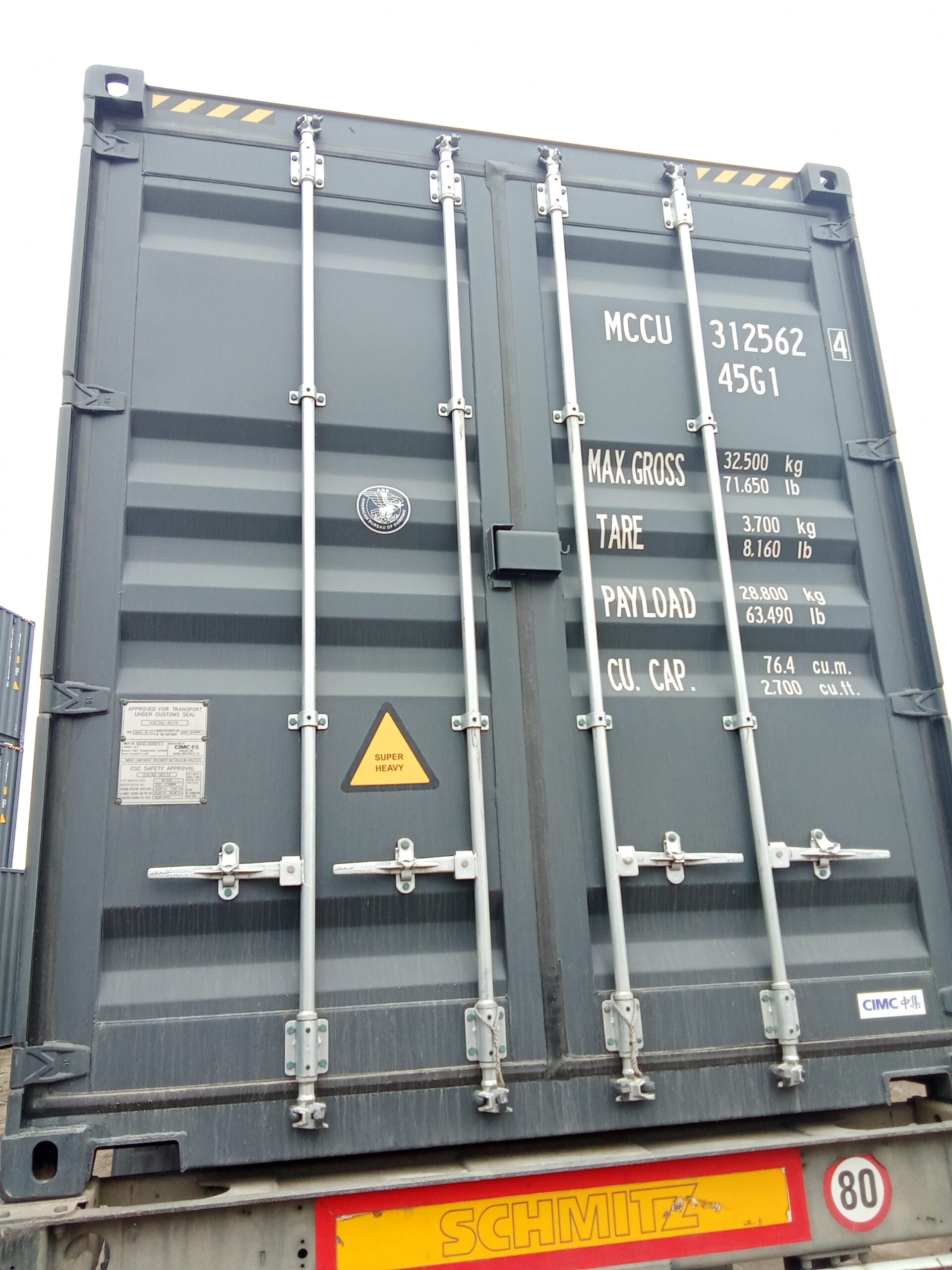 12m (40'HC) Kontener Morski MCCU3125624 - obrazek 6