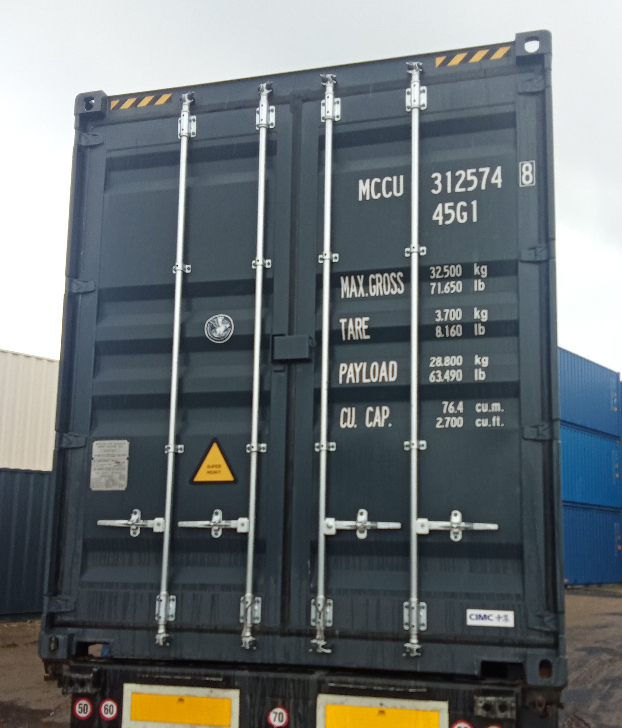 12m (40'HC) Kontener morski MCCU3125748 - obrazek 4