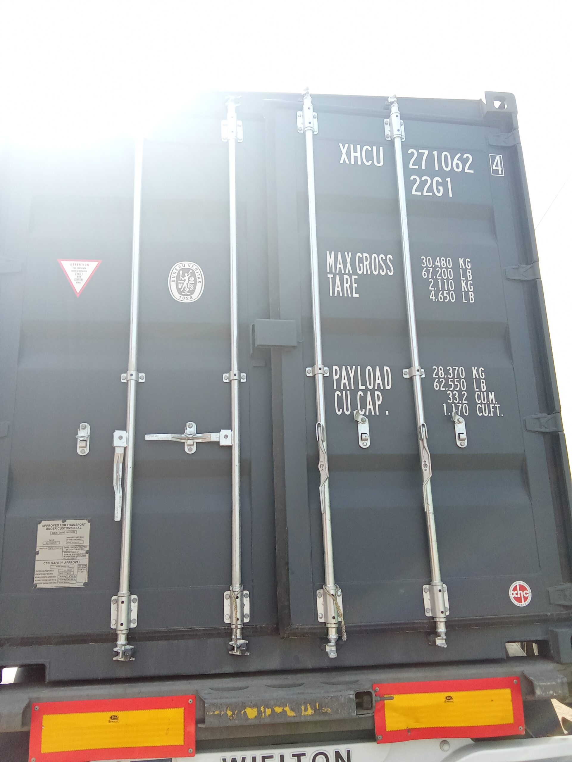 6m (20'DC) Kontener Morski XHCU2710624 - obrazek 5