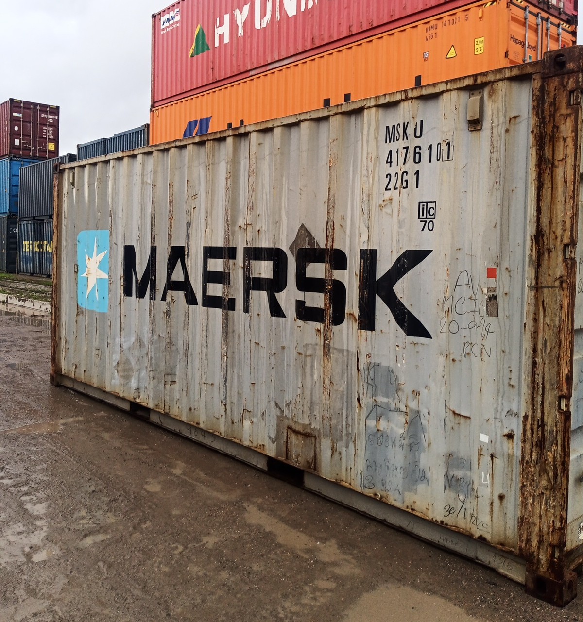 6m (20'DC) Kontener Morski MSKU4176101