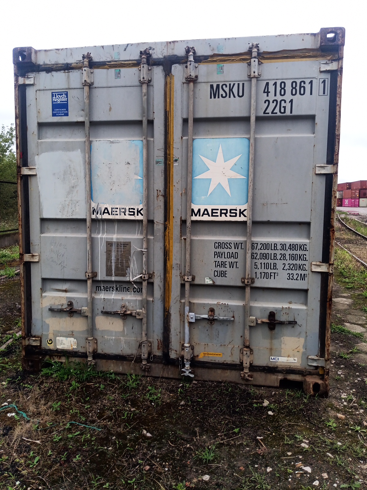 6m (20'DC) Kontener Morski MSKU4188611 - obrazek 2