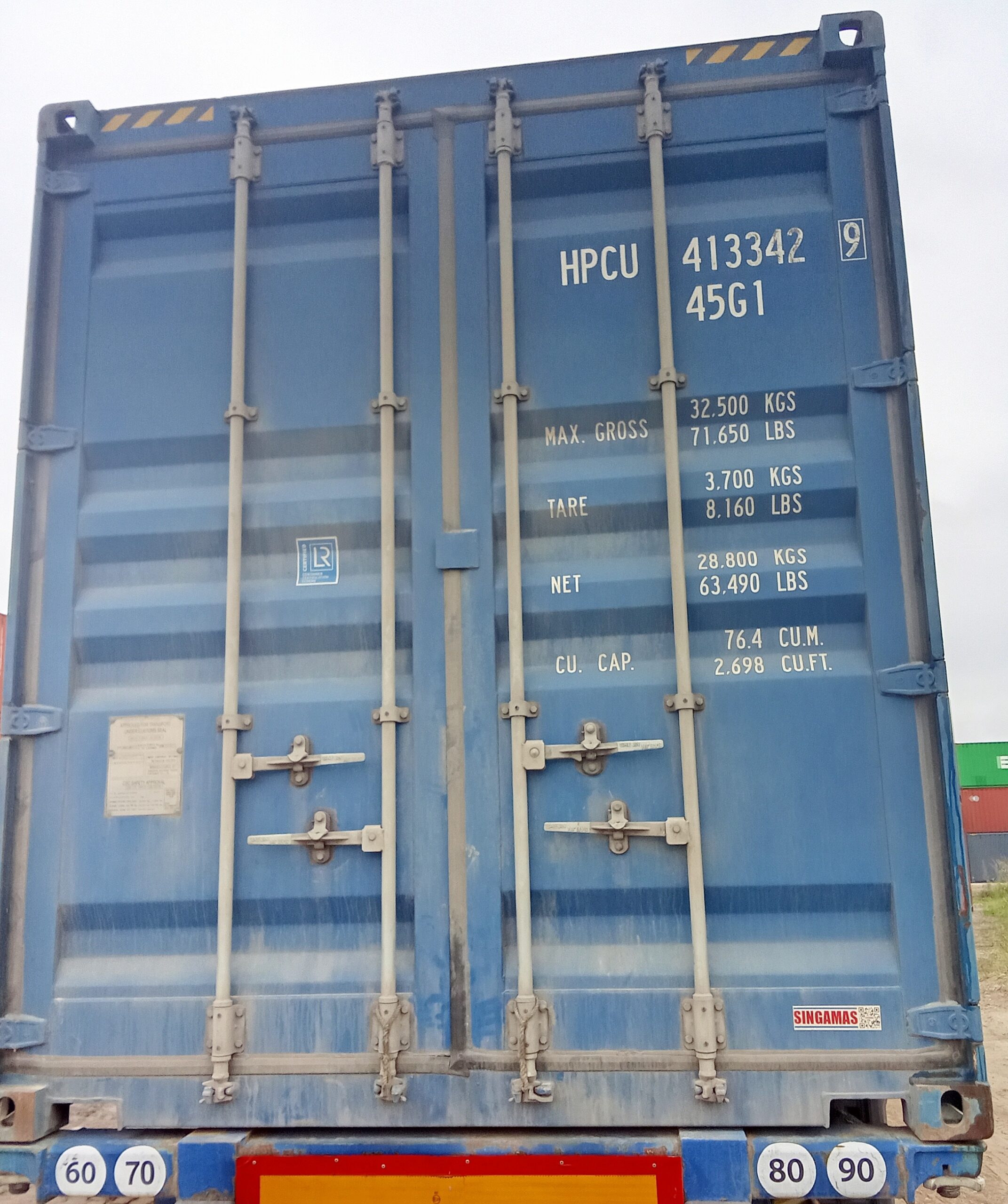 12m (40'HC) Kontener morski HPCU4133429 - obrazek 5