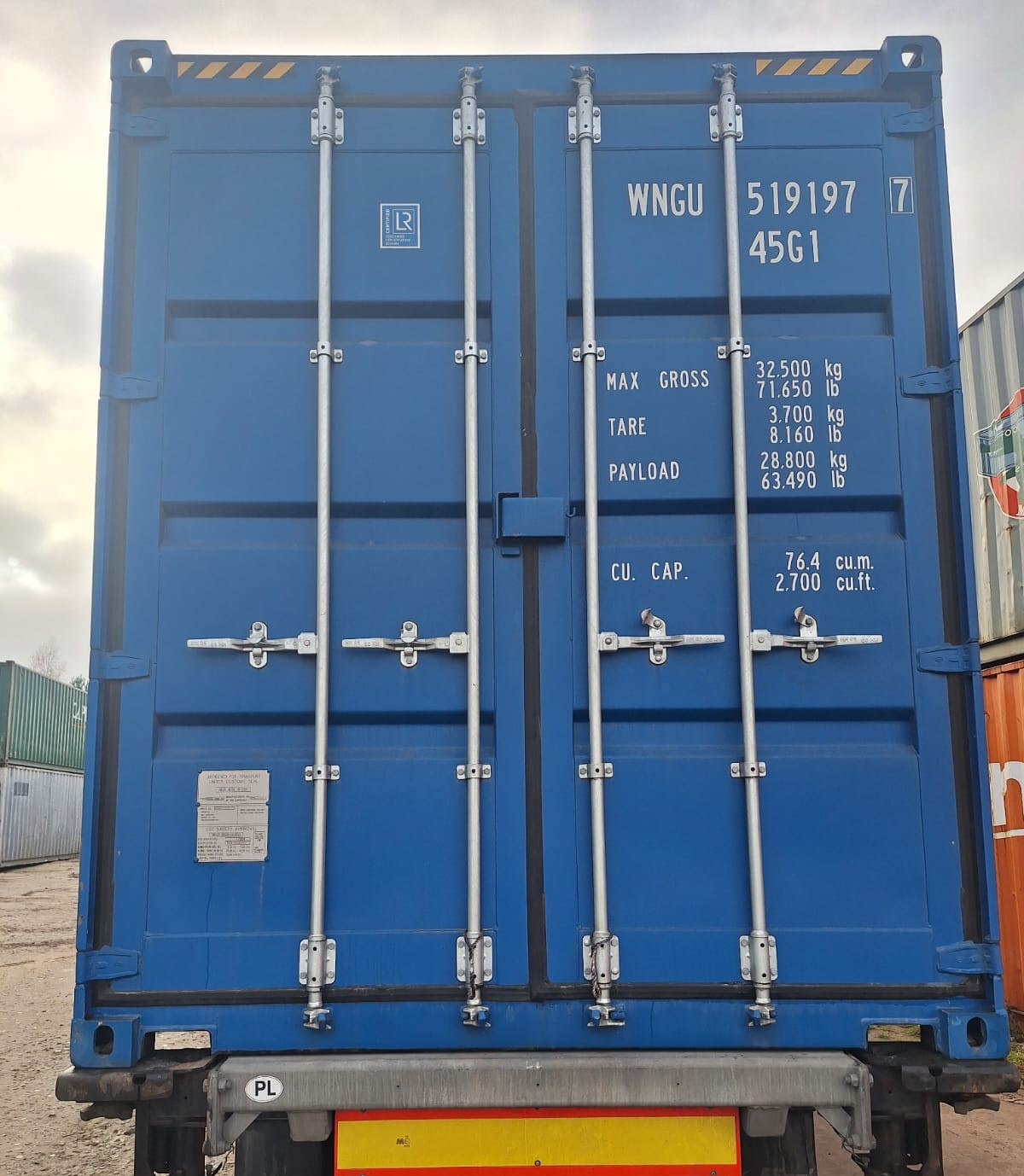 12m (40'HC) Kontener Morski WNGU5191977 - obrazek 4