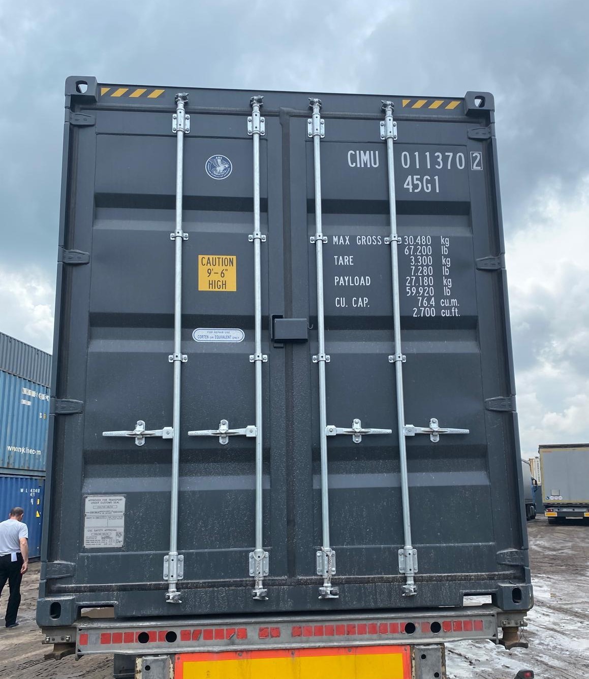 12m (40'HC) Kontener Morski CIMU0113702 - obrazek 5