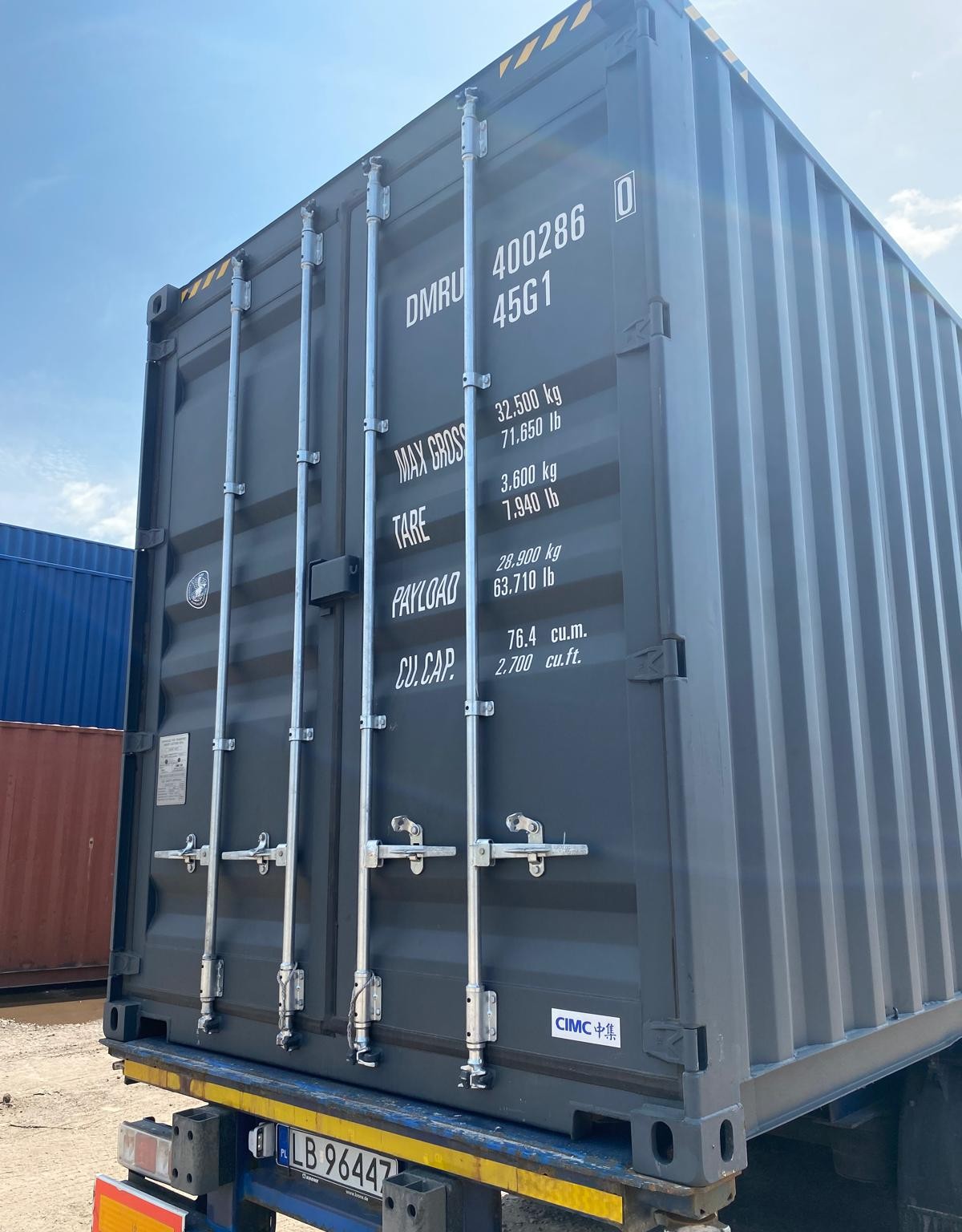 12m (40'HC) Kontener morski DMRU4002860 - obrazek 9