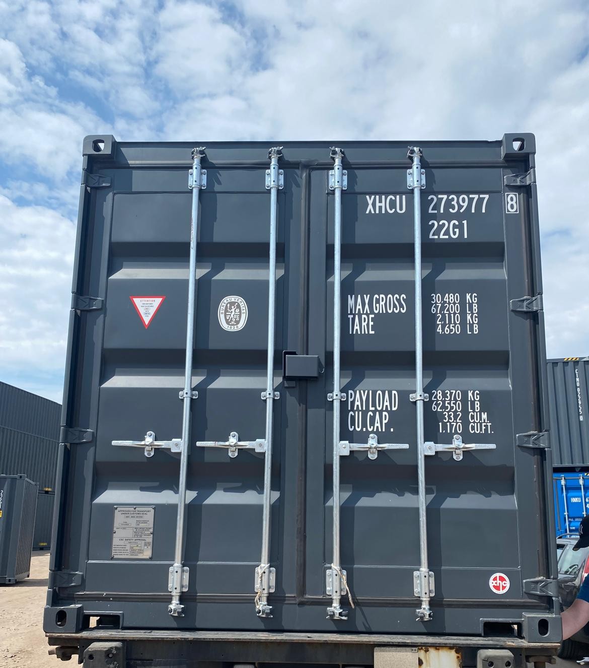 6m (20'DC) Kontener Morski XHCU2739778 - obrazek 2