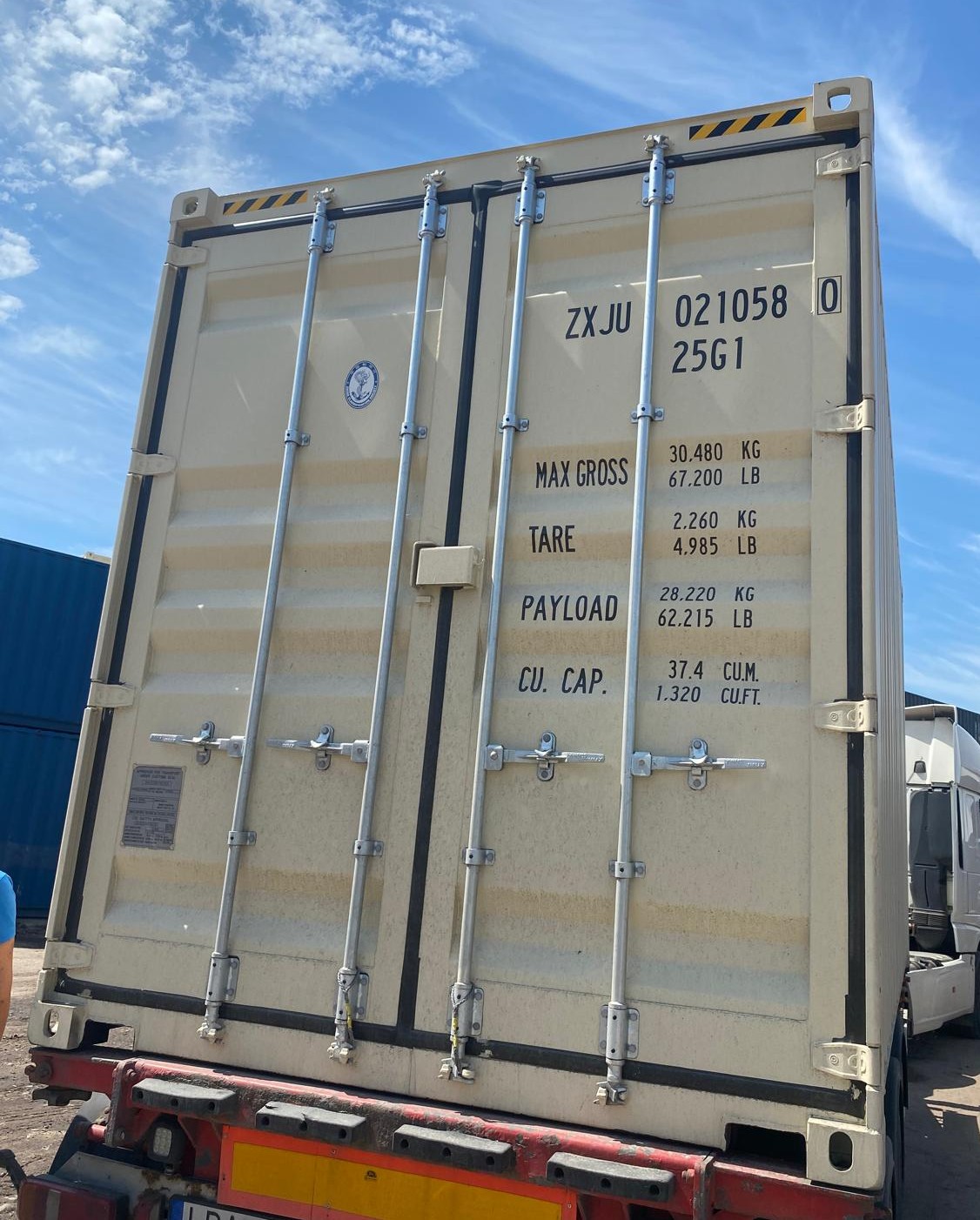 6m (20'HC) Kontener morski ZXJU0210580 - obrazek 10