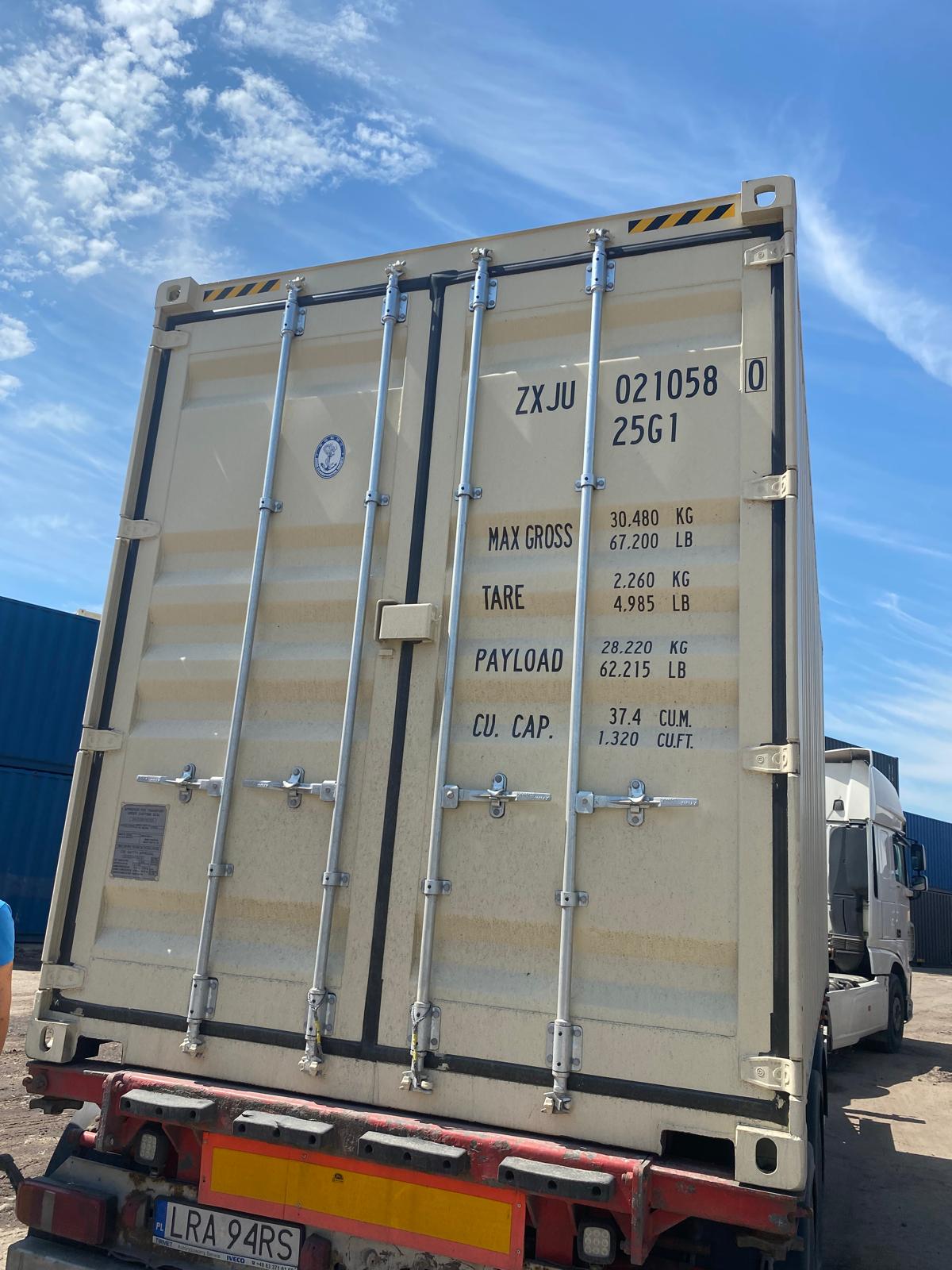 6m (20'HC) Kontener morski ZXJU0210580 - obrazek 4